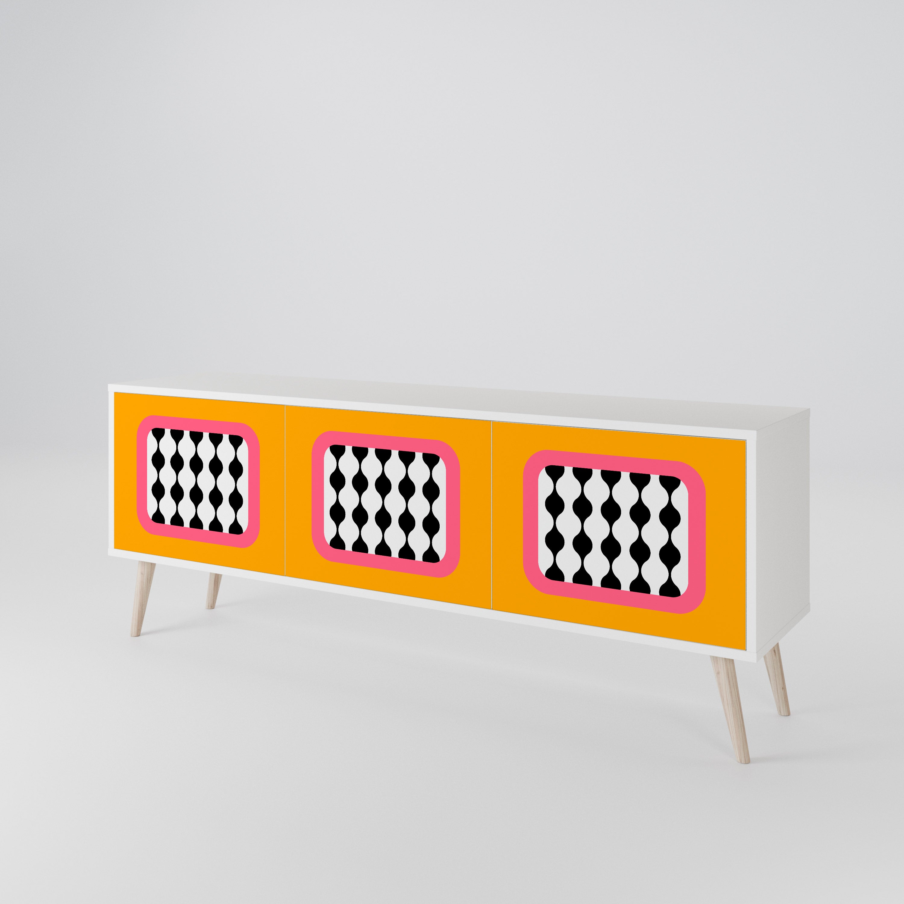 TEARS IN HEAVEN 3-Door TV Cabinet