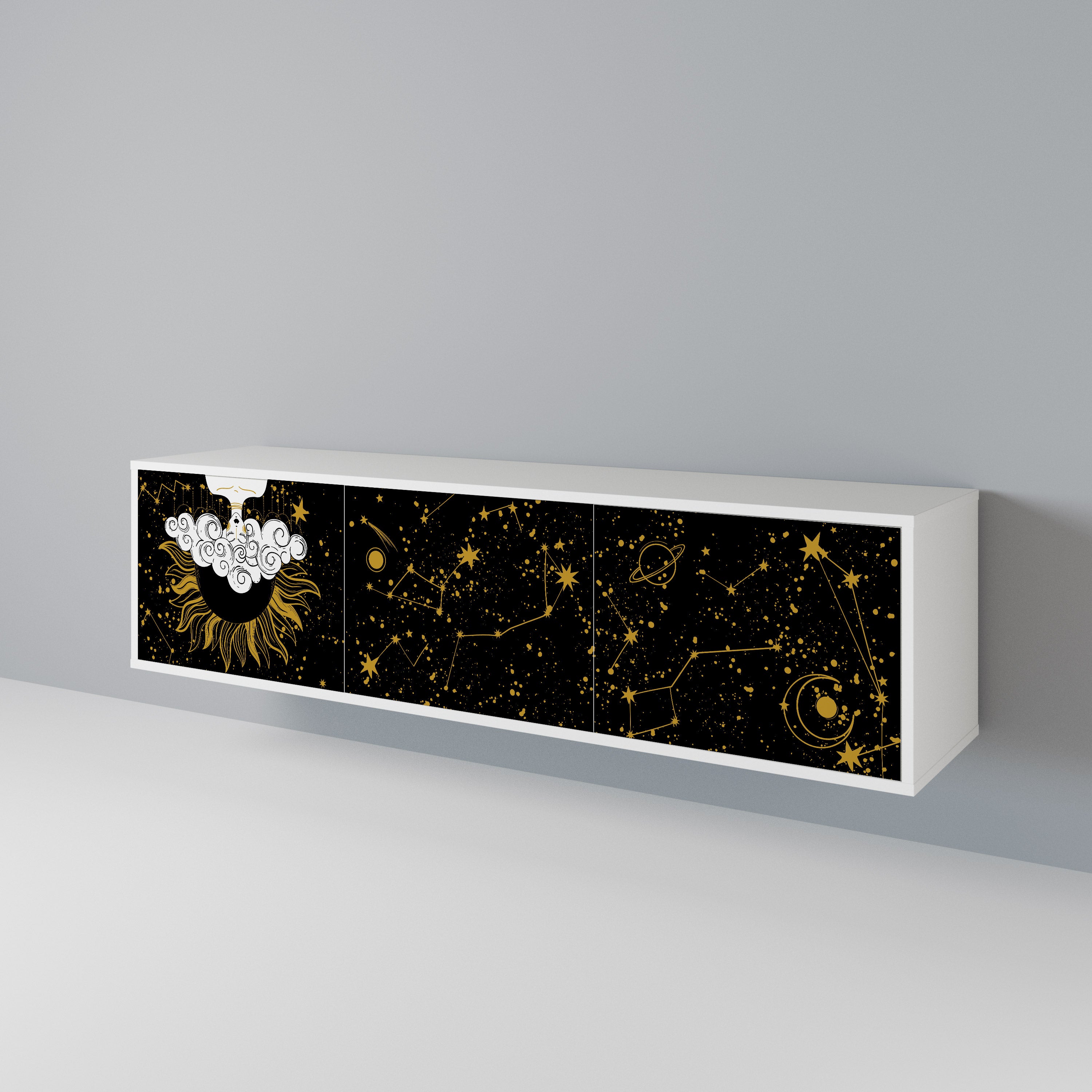 STELLAR CONSTELLATIONS 3-Door TV Cabinet