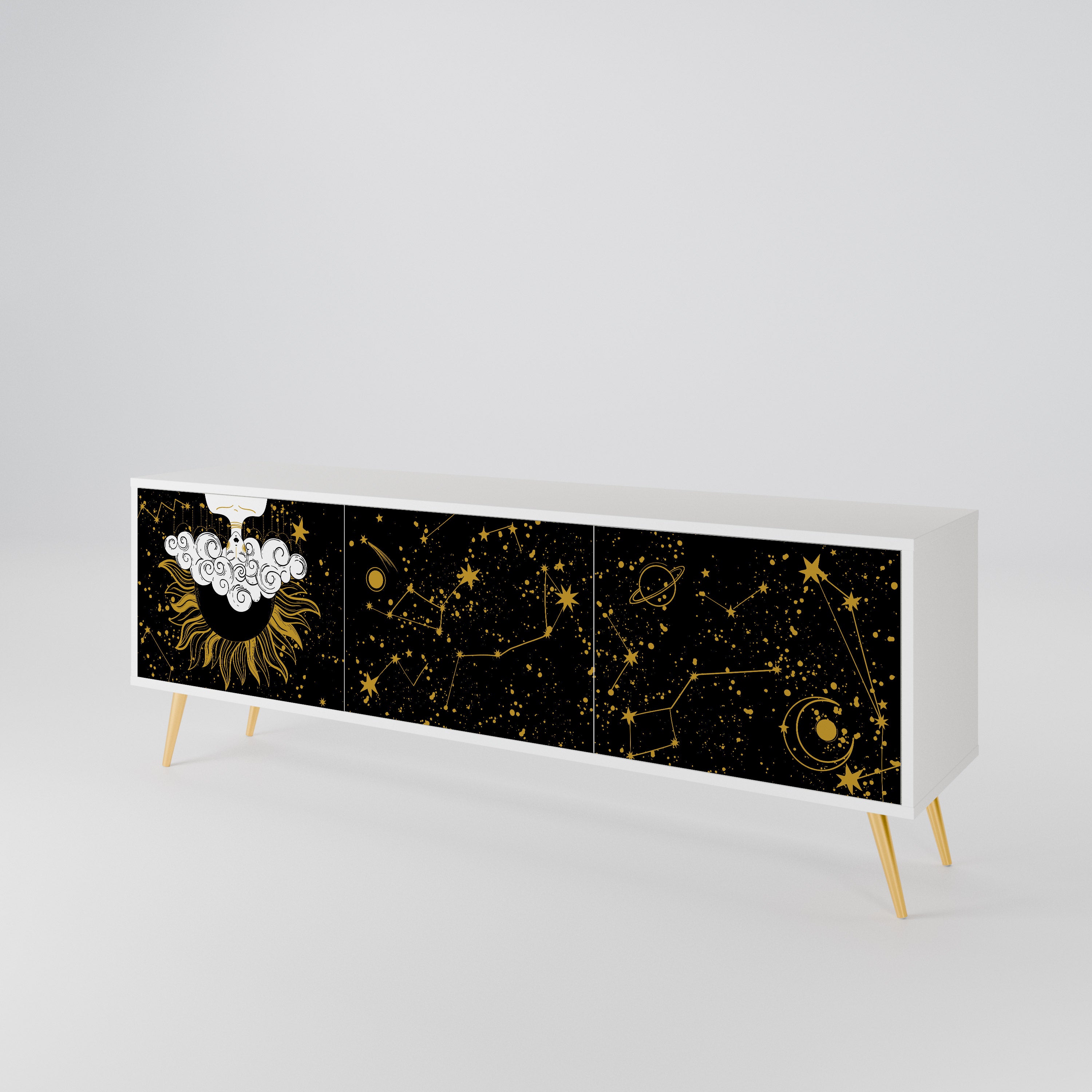 STELLAR CONSTELLATIONS 3-Door TV Cabinet