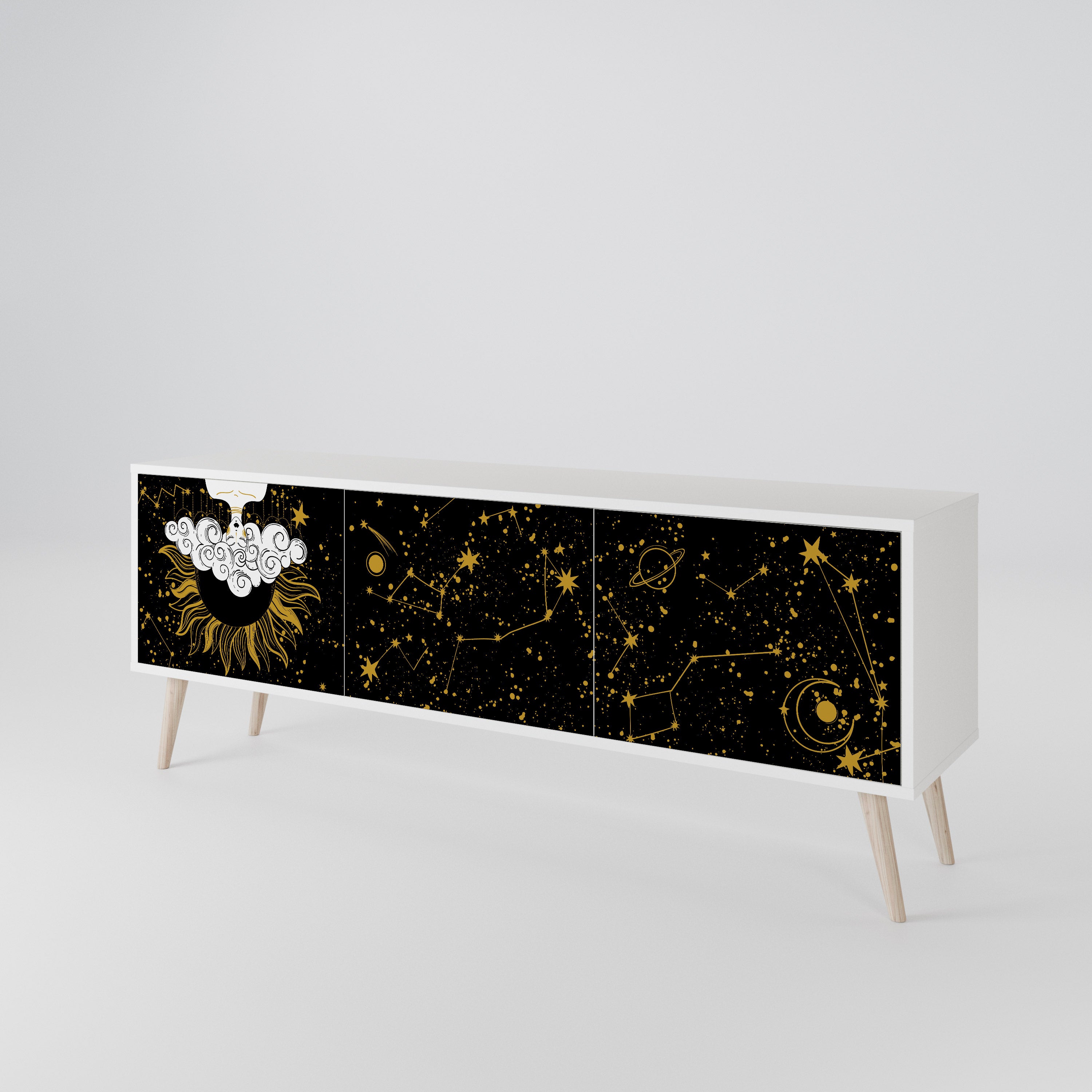STELLAR CONSTELLATIONS 3-Door TV Cabinet