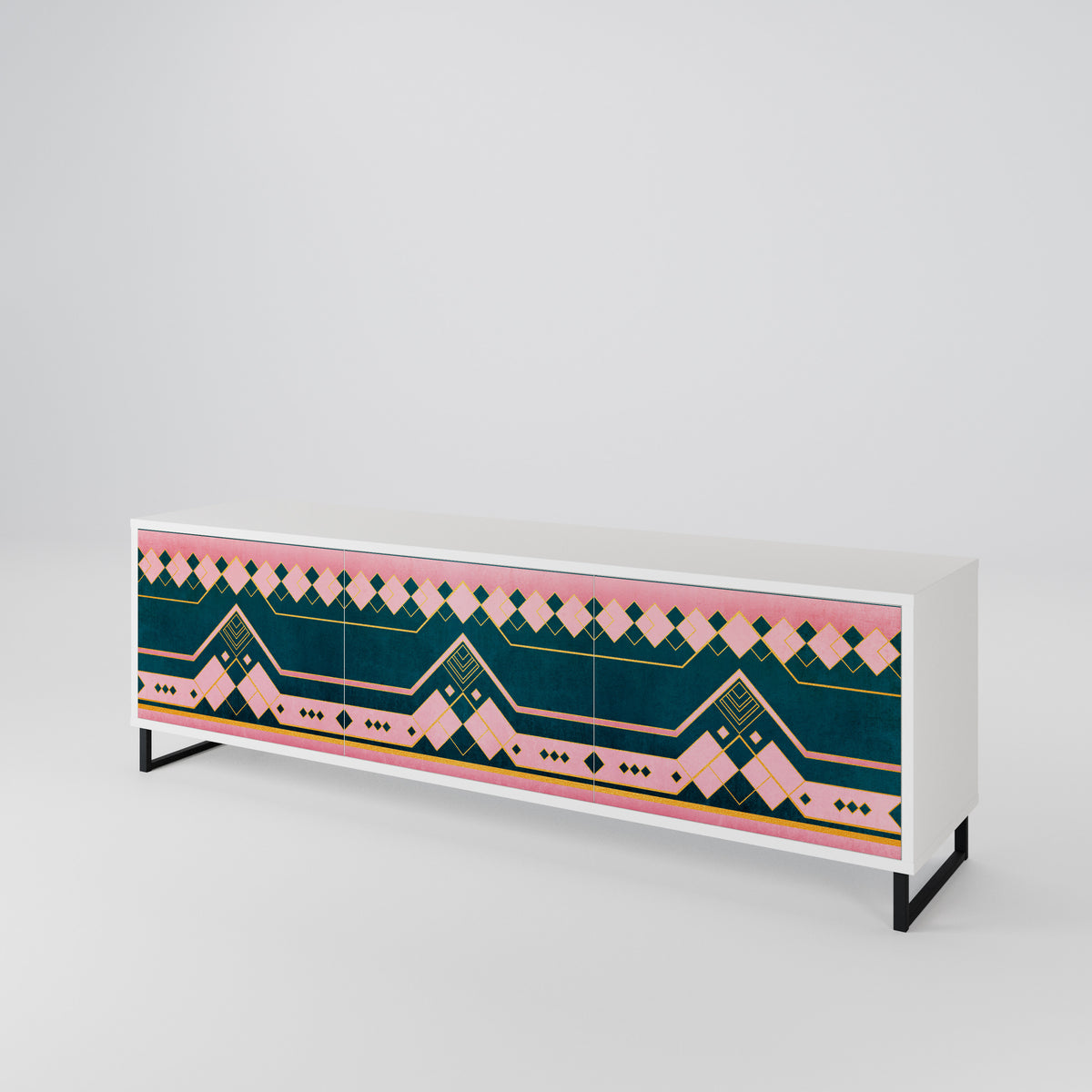 ROYAL COMPOSITION 3-Door TV Cabinet