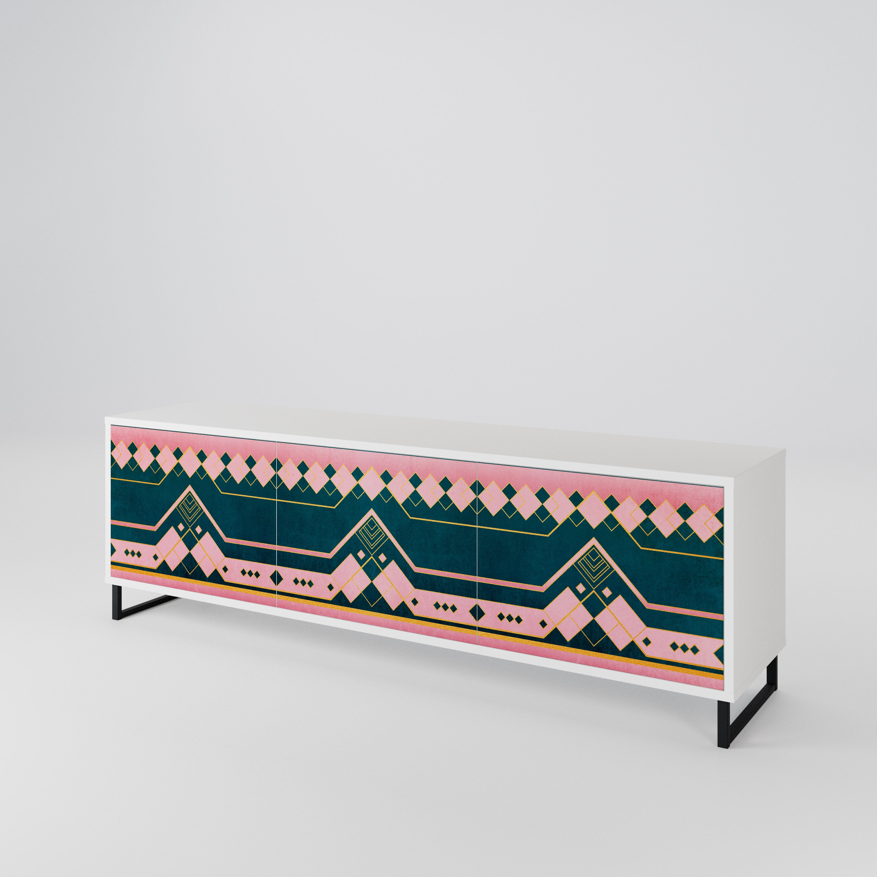 ROYAL COMPOSITION 3-Door TV Cabinet