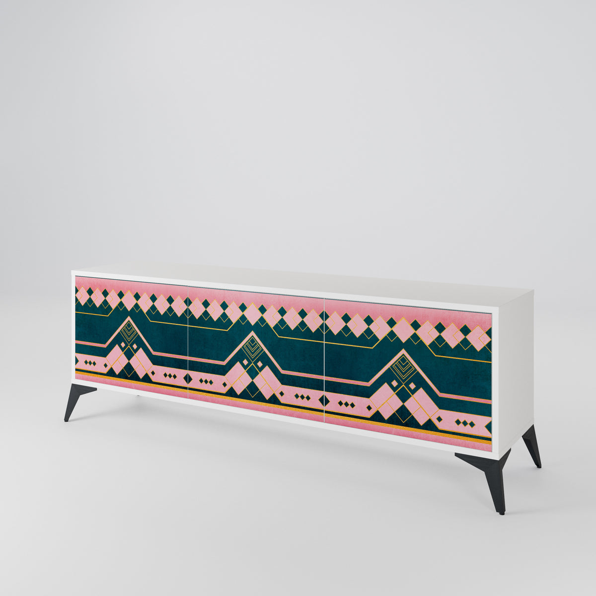 ROYAL COMPOSITION 3-Door TV Cabinet
