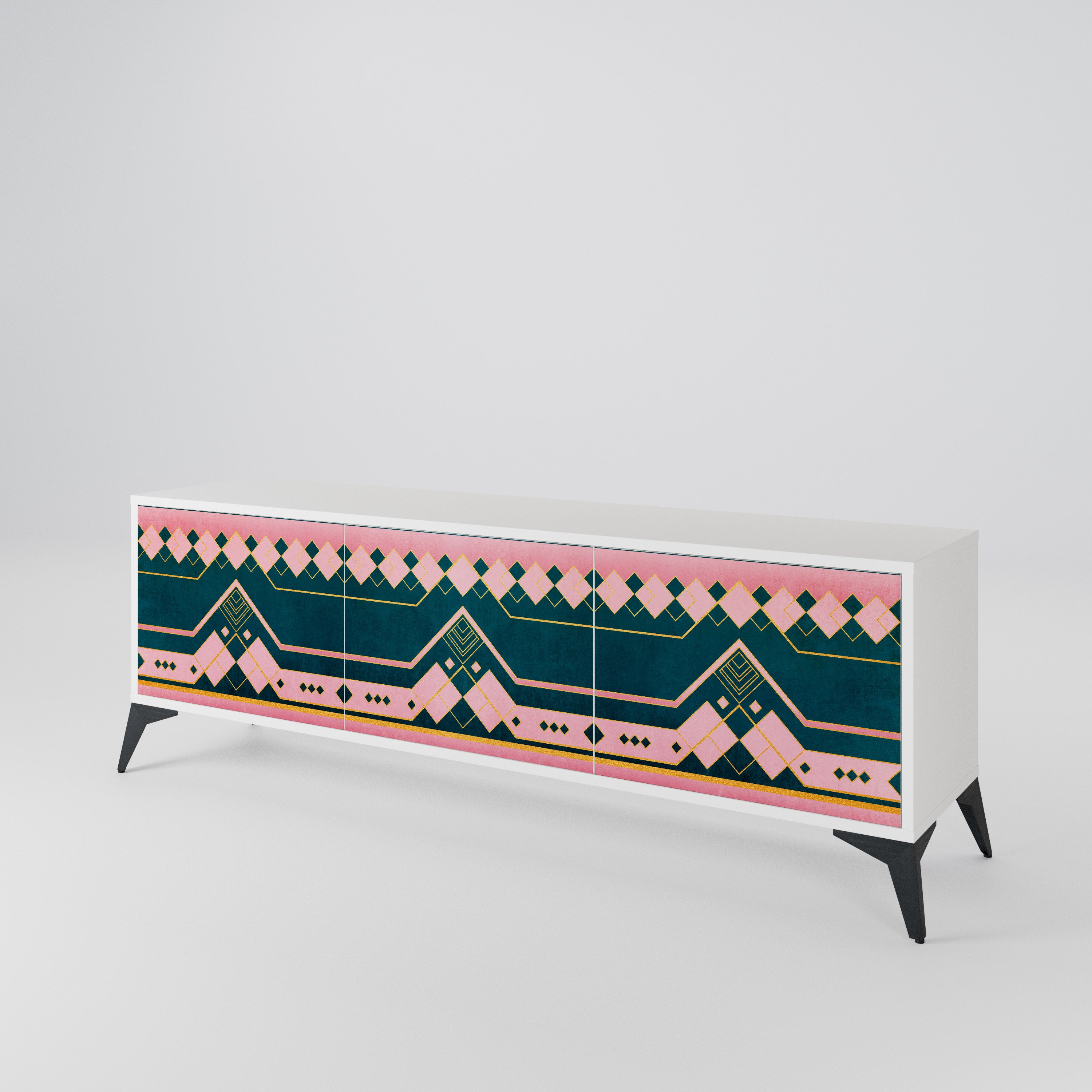 ROYAL COMPOSITION 3-Door TV Cabinet