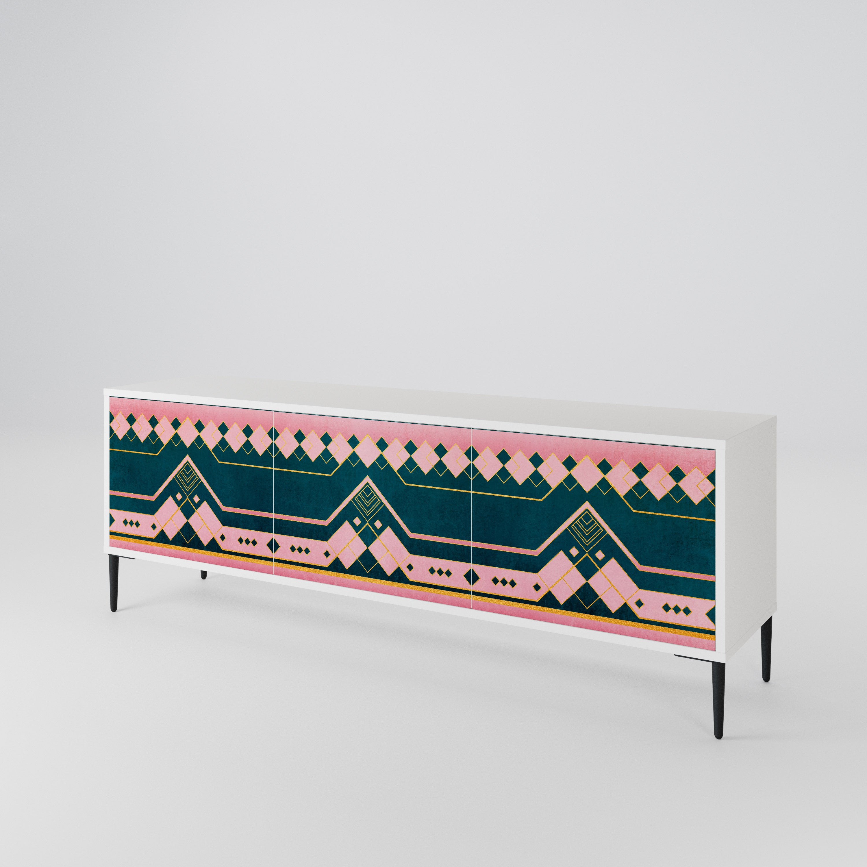 ROYAL COMPOSITION 3-Door TV Cabinet