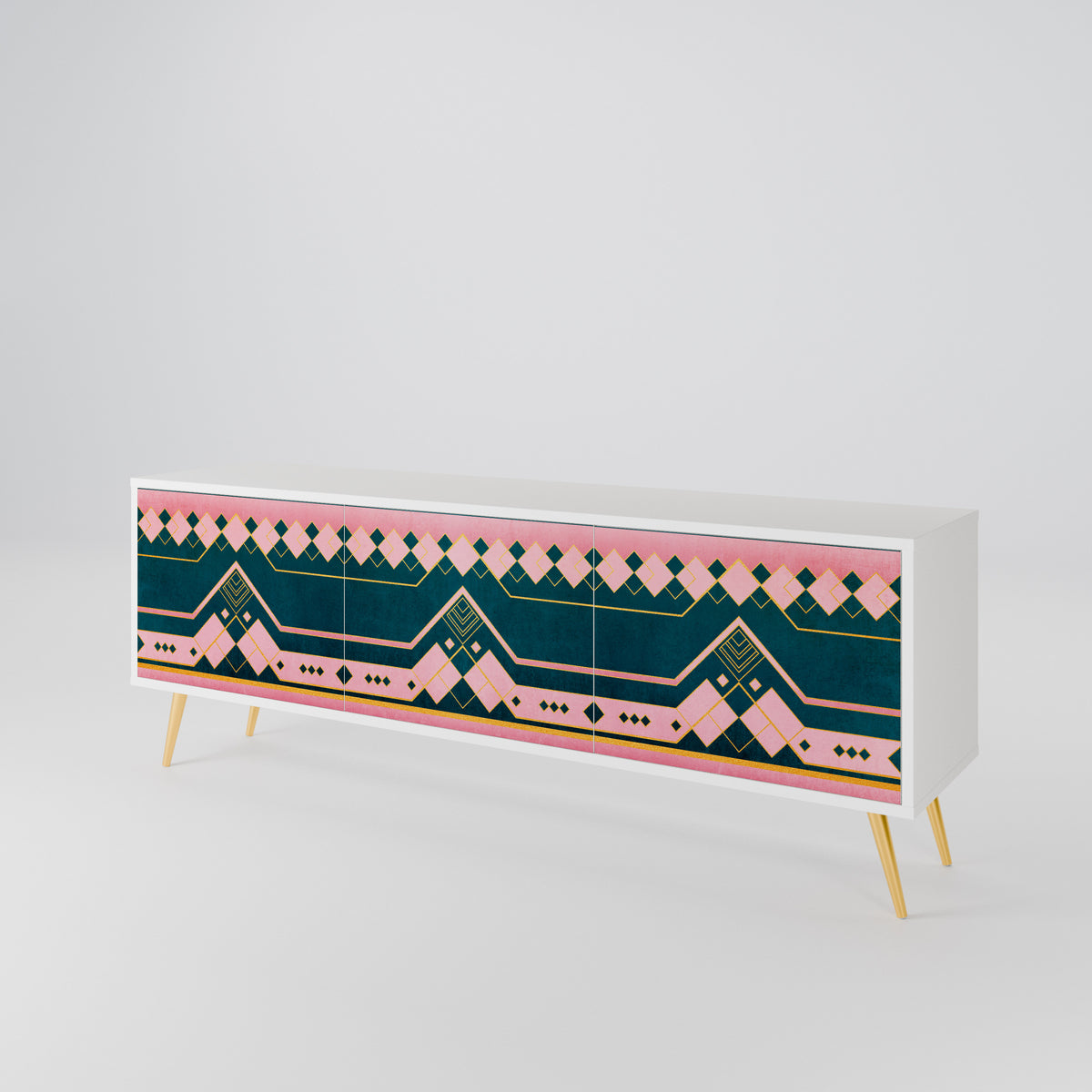 ROYAL COMPOSITION 3-Door TV Cabinet
