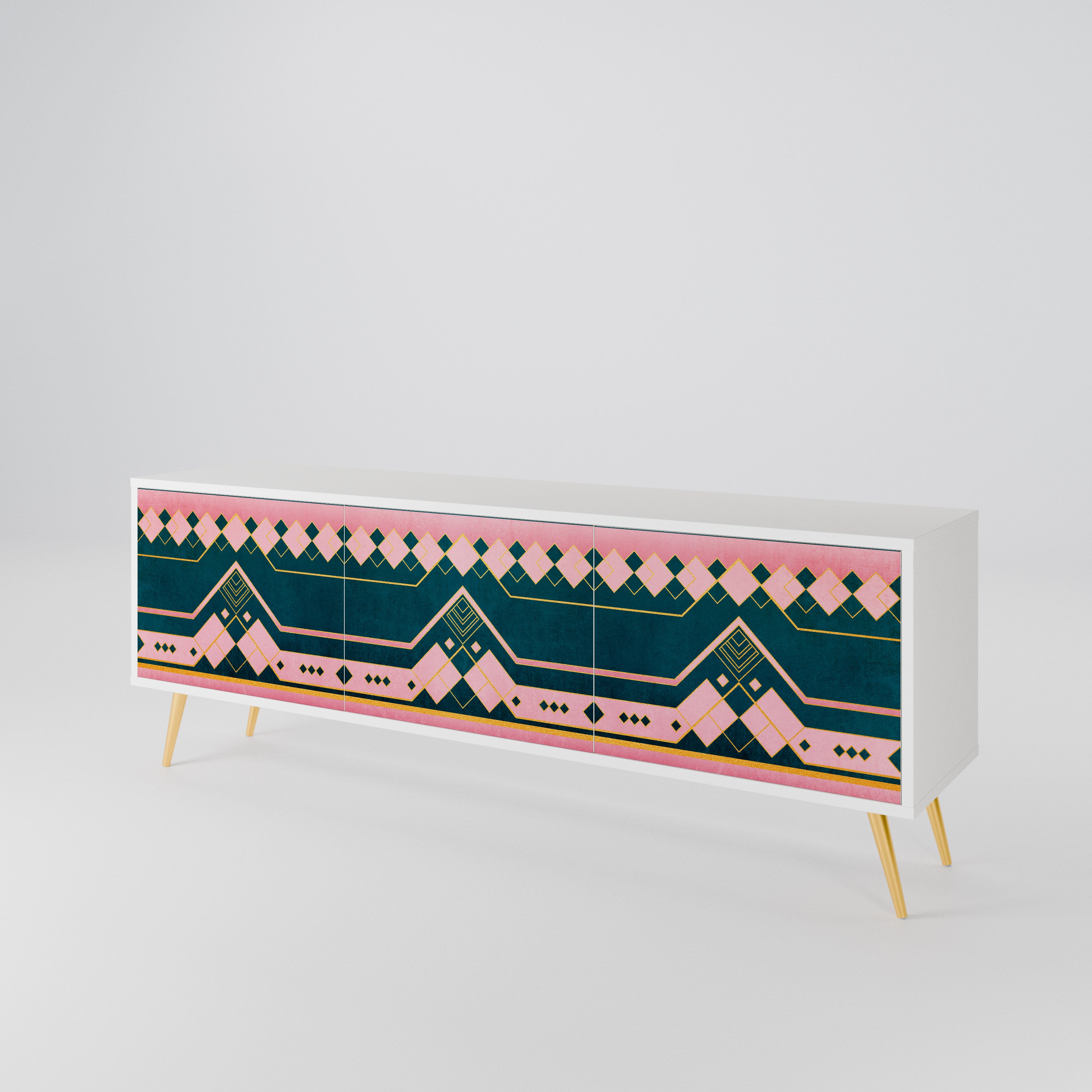 ROYAL COMPOSITION 3-Door TV Cabinet