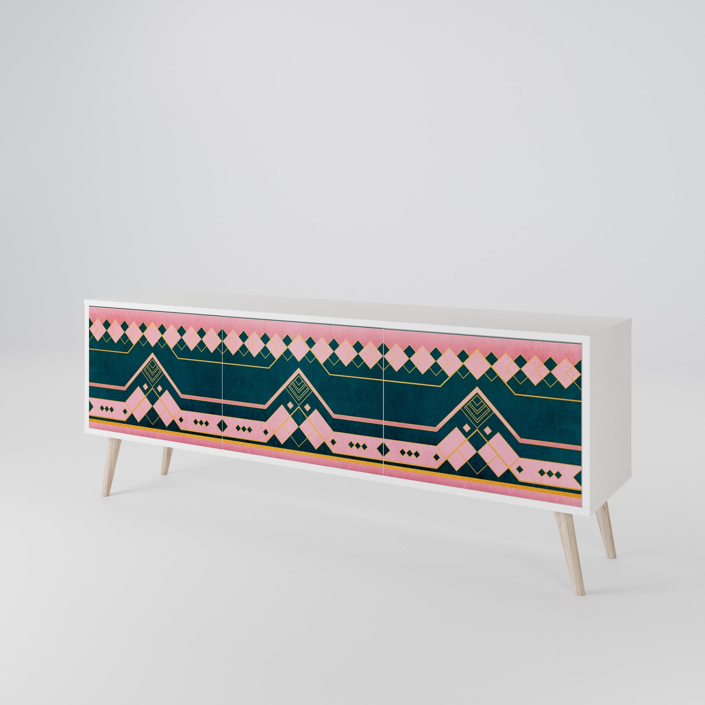ROYAL COMPOSITION 3-Door TV Cabinet