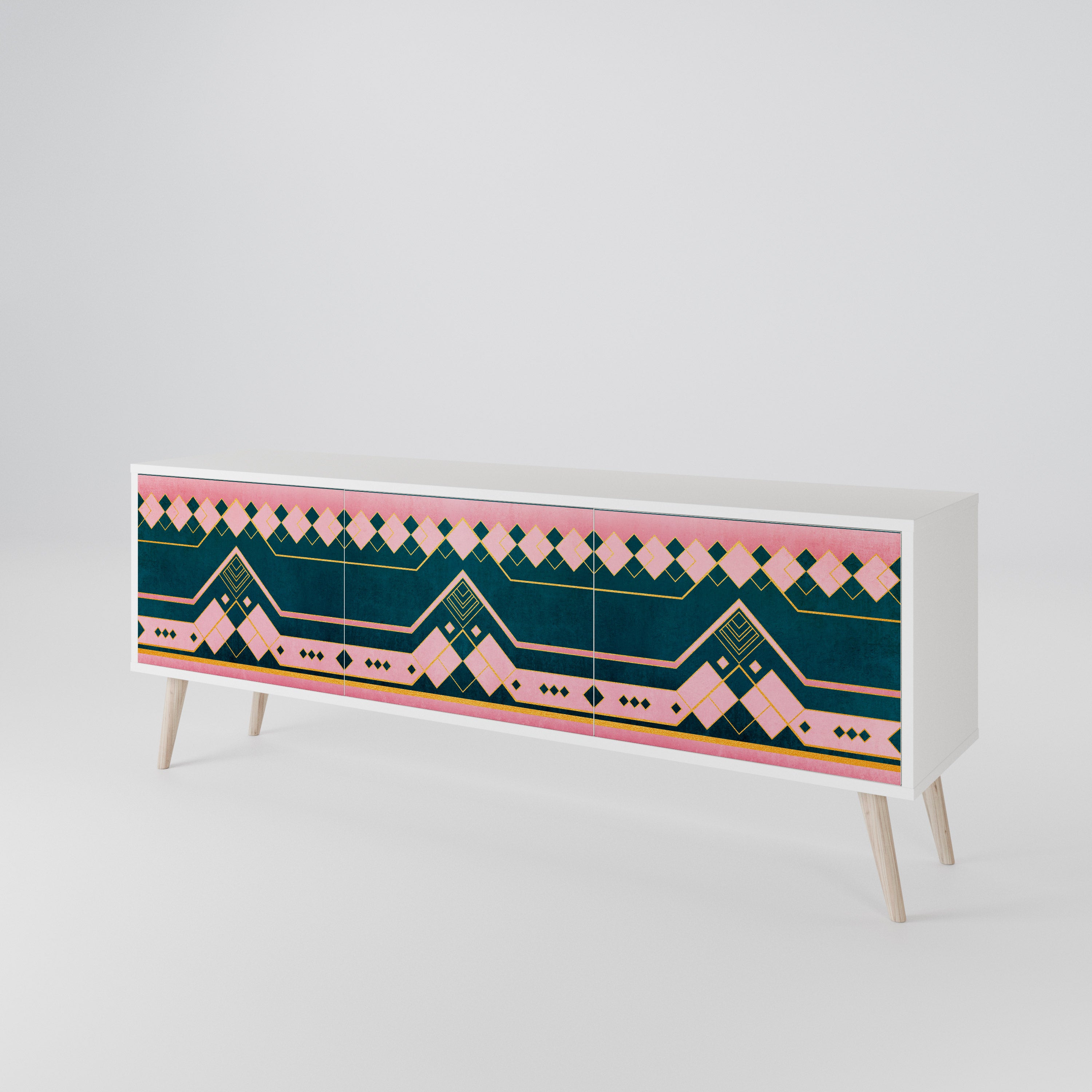 ROYAL COMPOSITION 3-Door TV Cabinet