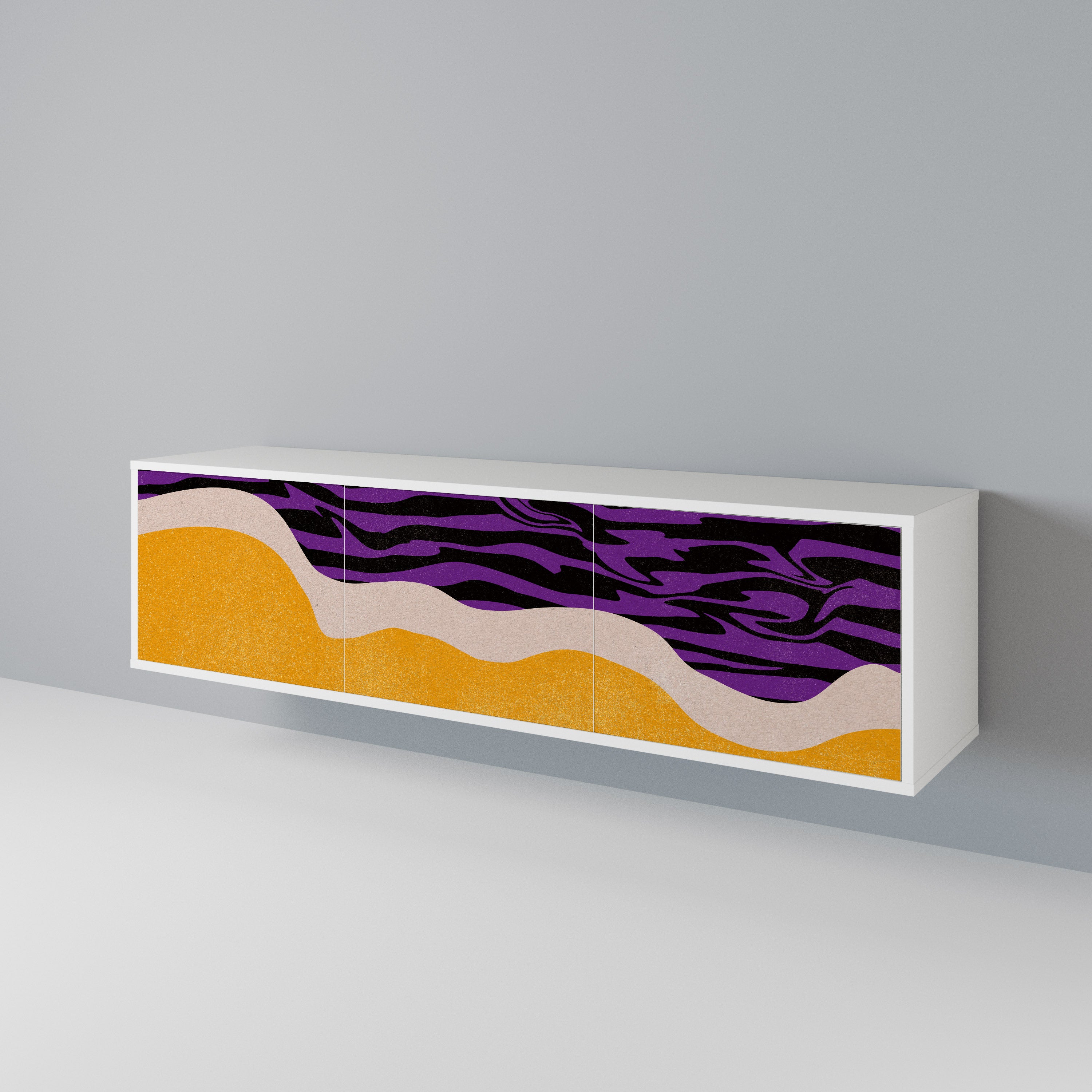 INDEPENDENT BORDER 3-Door TV Cabinet