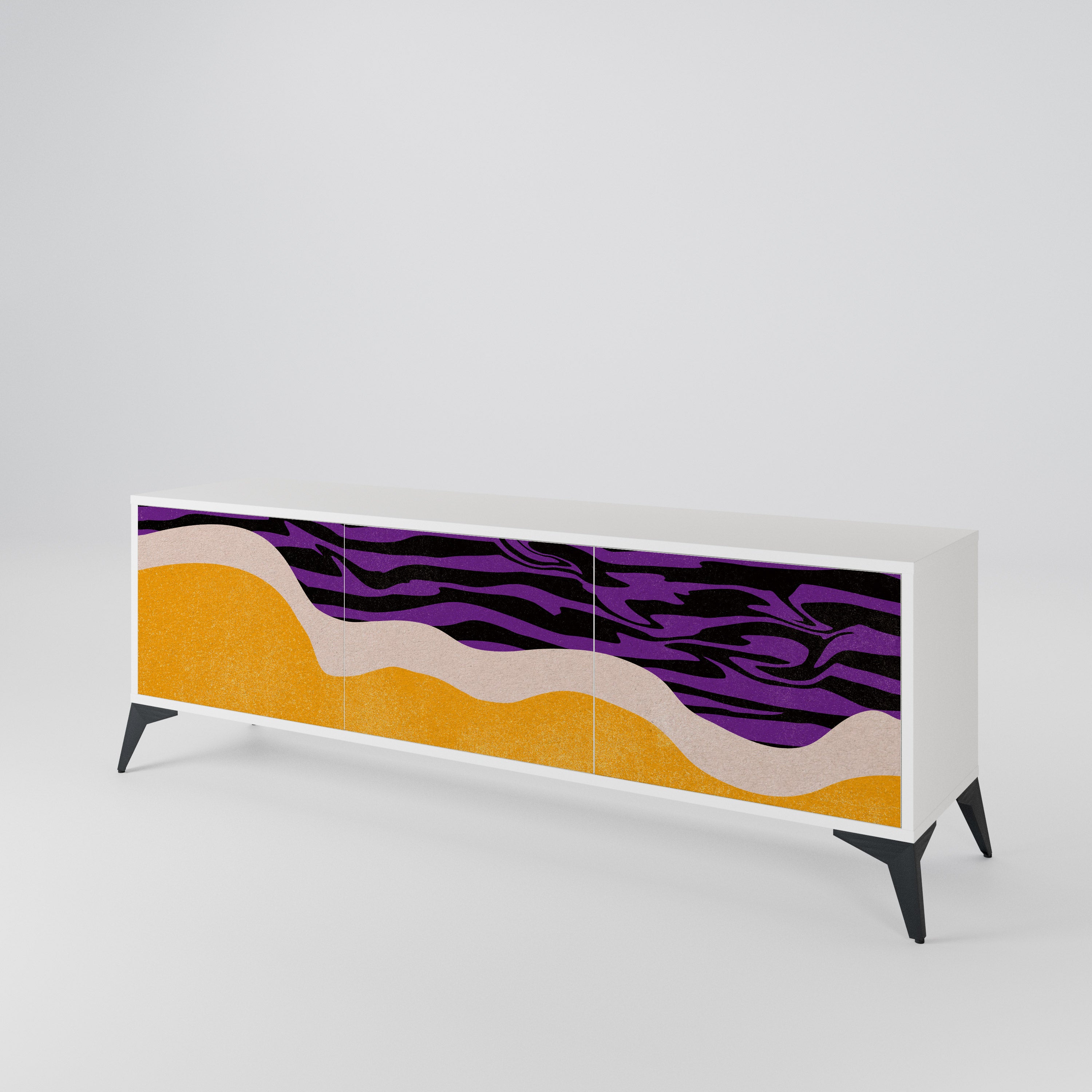 INDEPENDENT BORDER 3-Door TV Cabinet