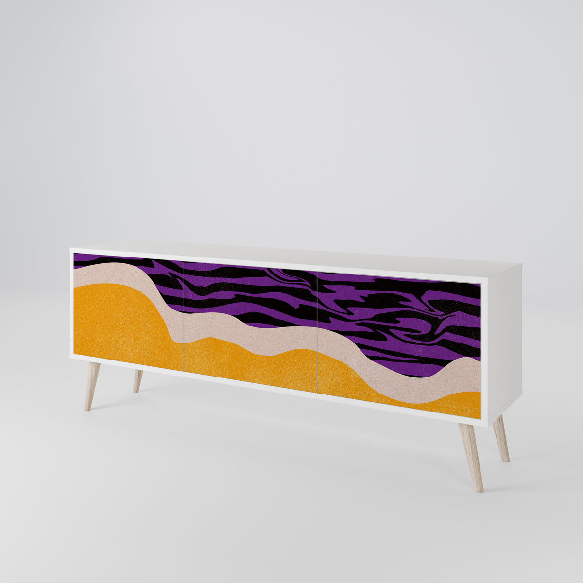 INDEPENDENT BORDER 3-Door TV Cabinet