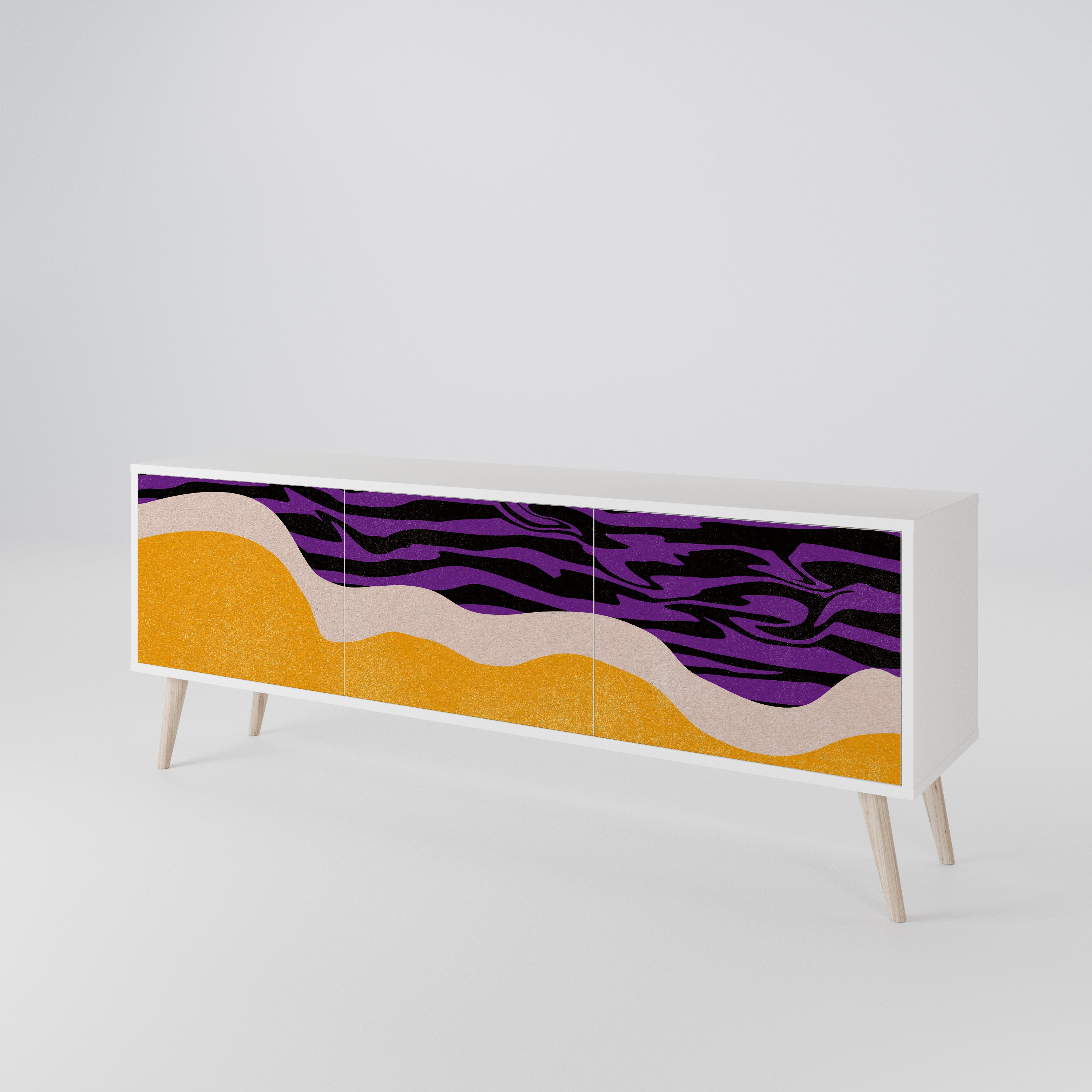 INDEPENDENT BORDER 3-Door TV Cabinet