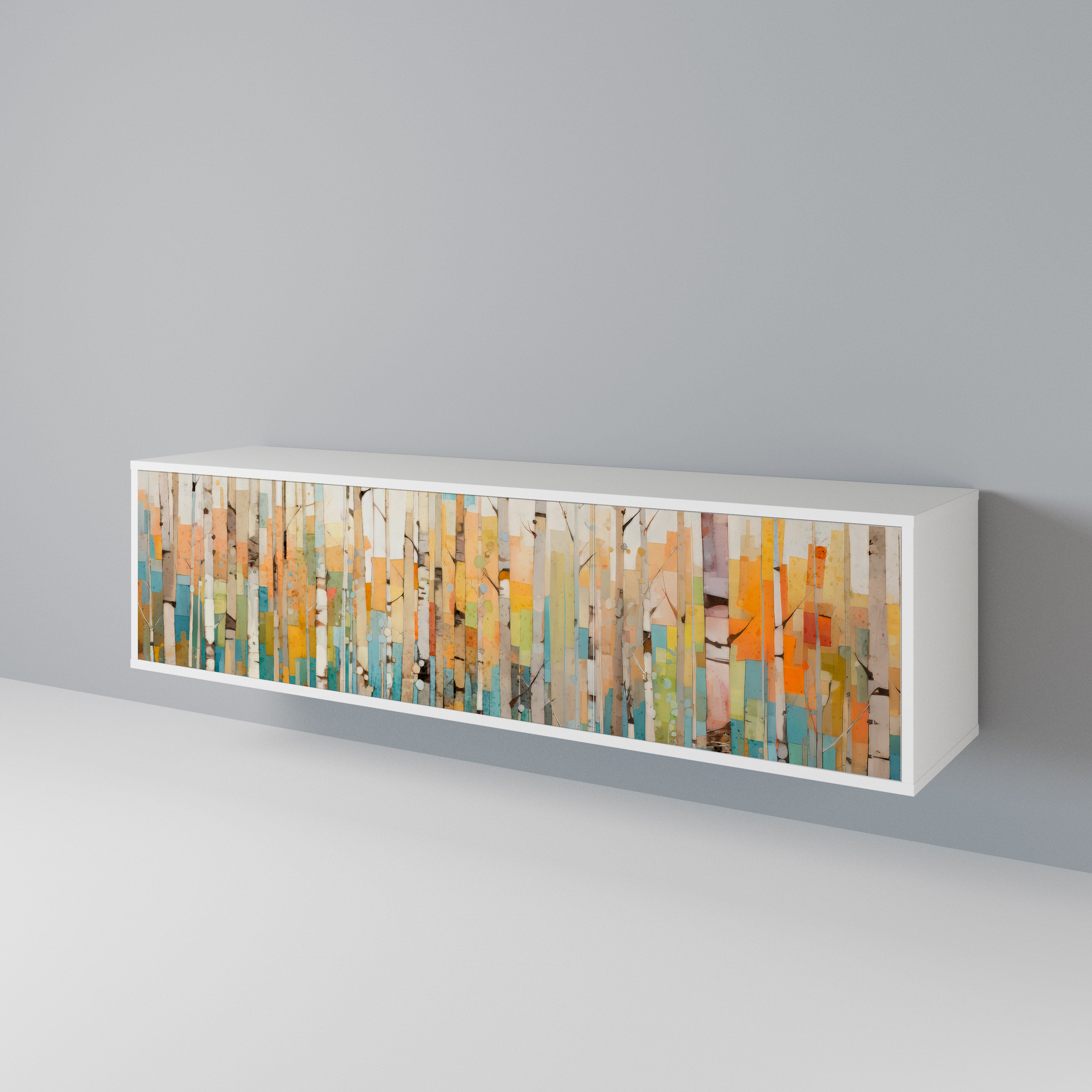 BIRCH KALEIDOSCOPE 3-Door TV Cabinet