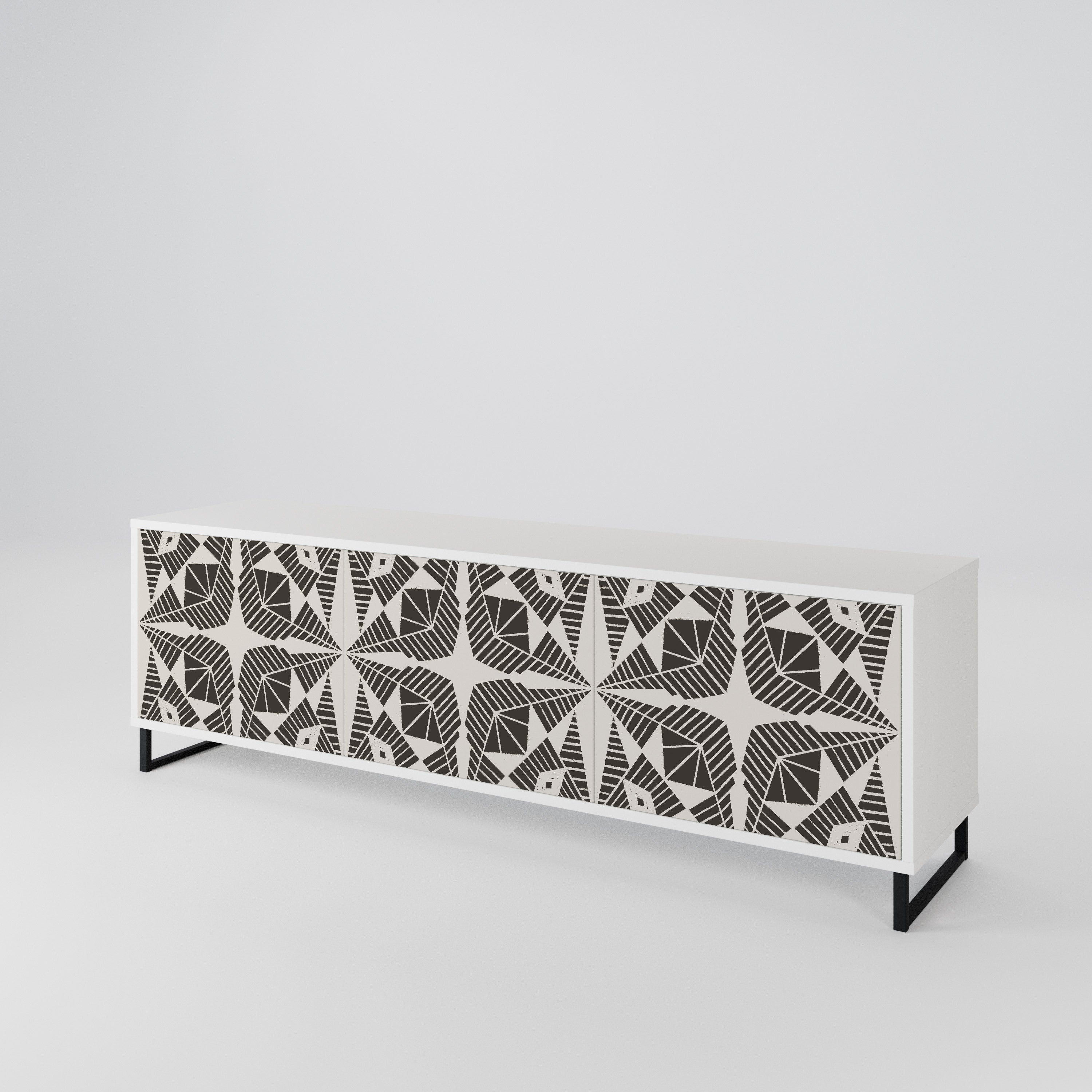MONOCHROME NEXUS 3-Door TV Cabinet