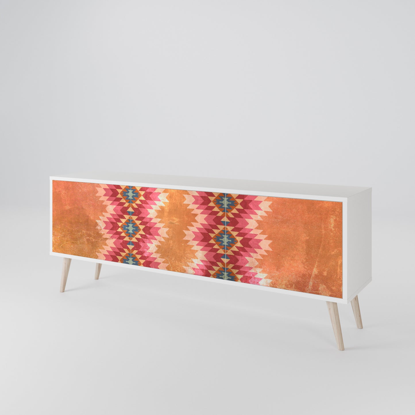 INDIAN FOLK 3-Door TV Cabinet