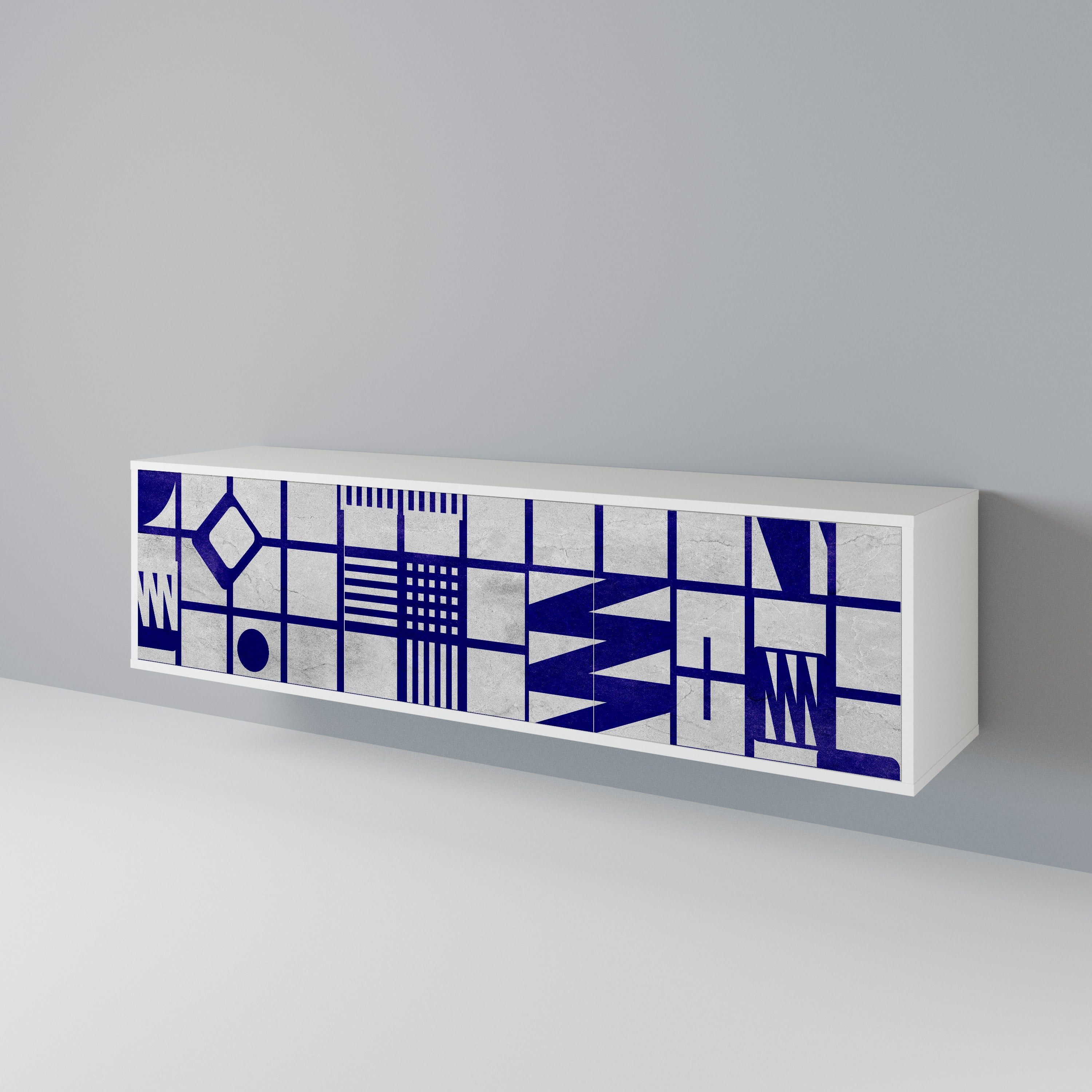 THE RIGHT PLACES 3-Door TV Cabinet