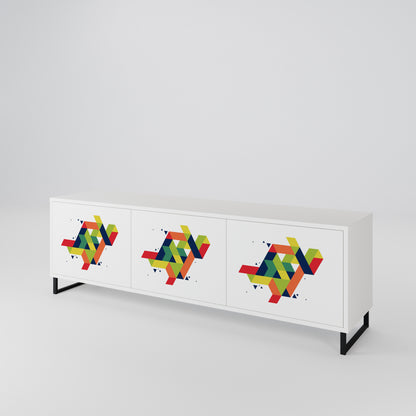 FUTURE SIGN 3-Door TV Cabinet
