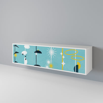 PATHS TO HAPPINESS 3-Door TV Cabinet