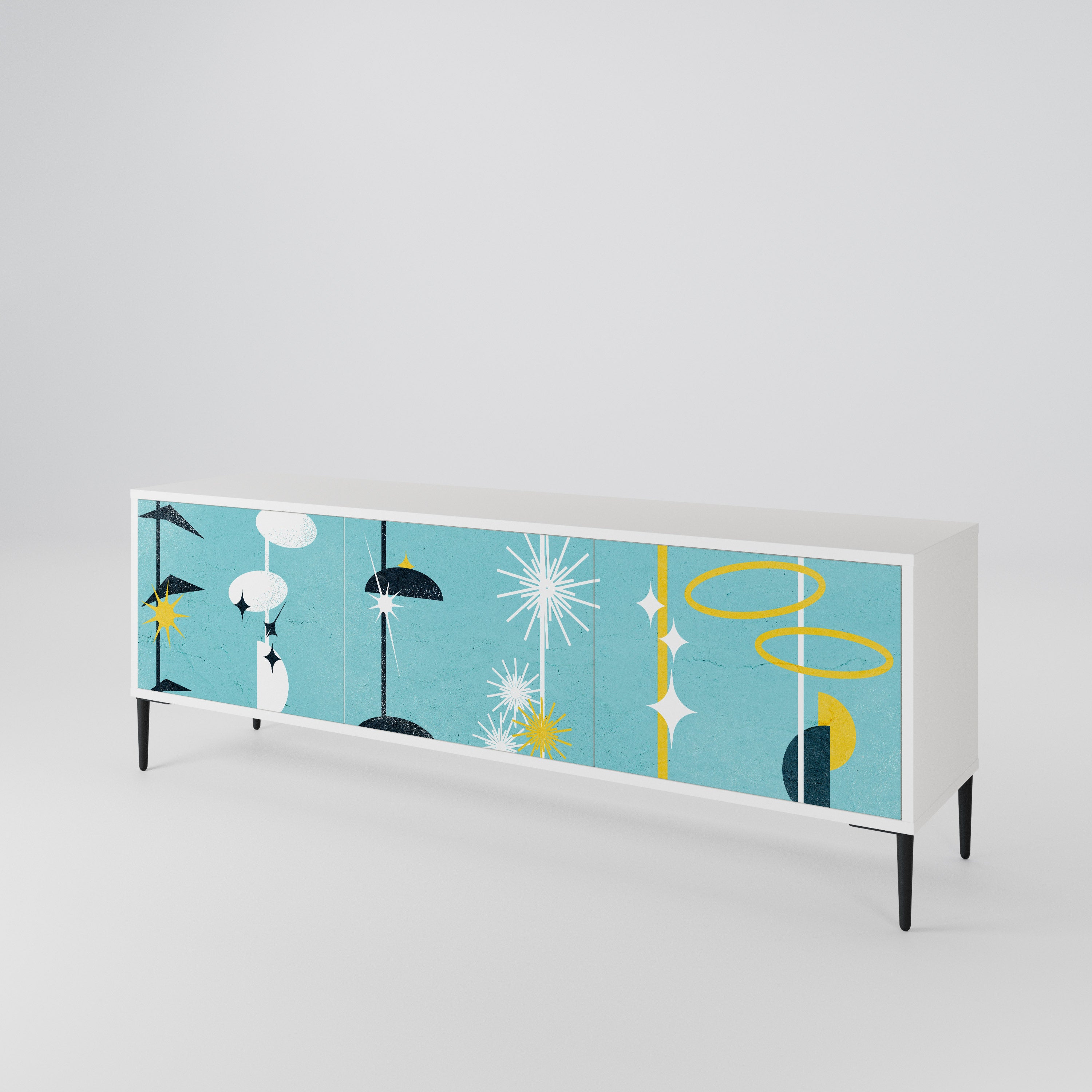 PATHS TO HAPPINESS 3-Door TV Cabinet