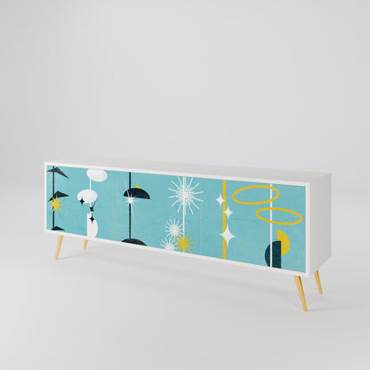 PATHS TO HAPPINESS 3-Door TV Cabinet