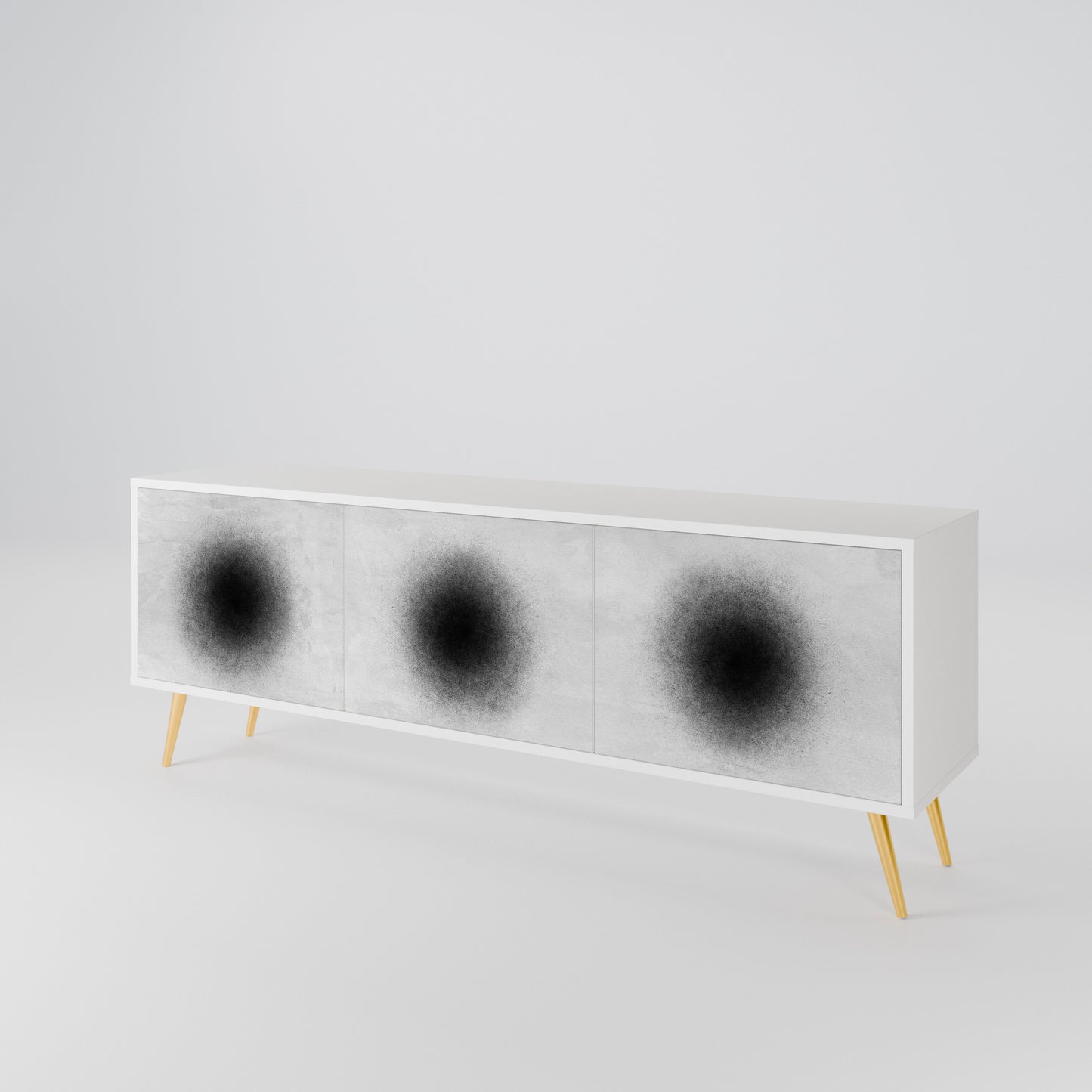 BLACK HOLE 3-Door TV Cabinet