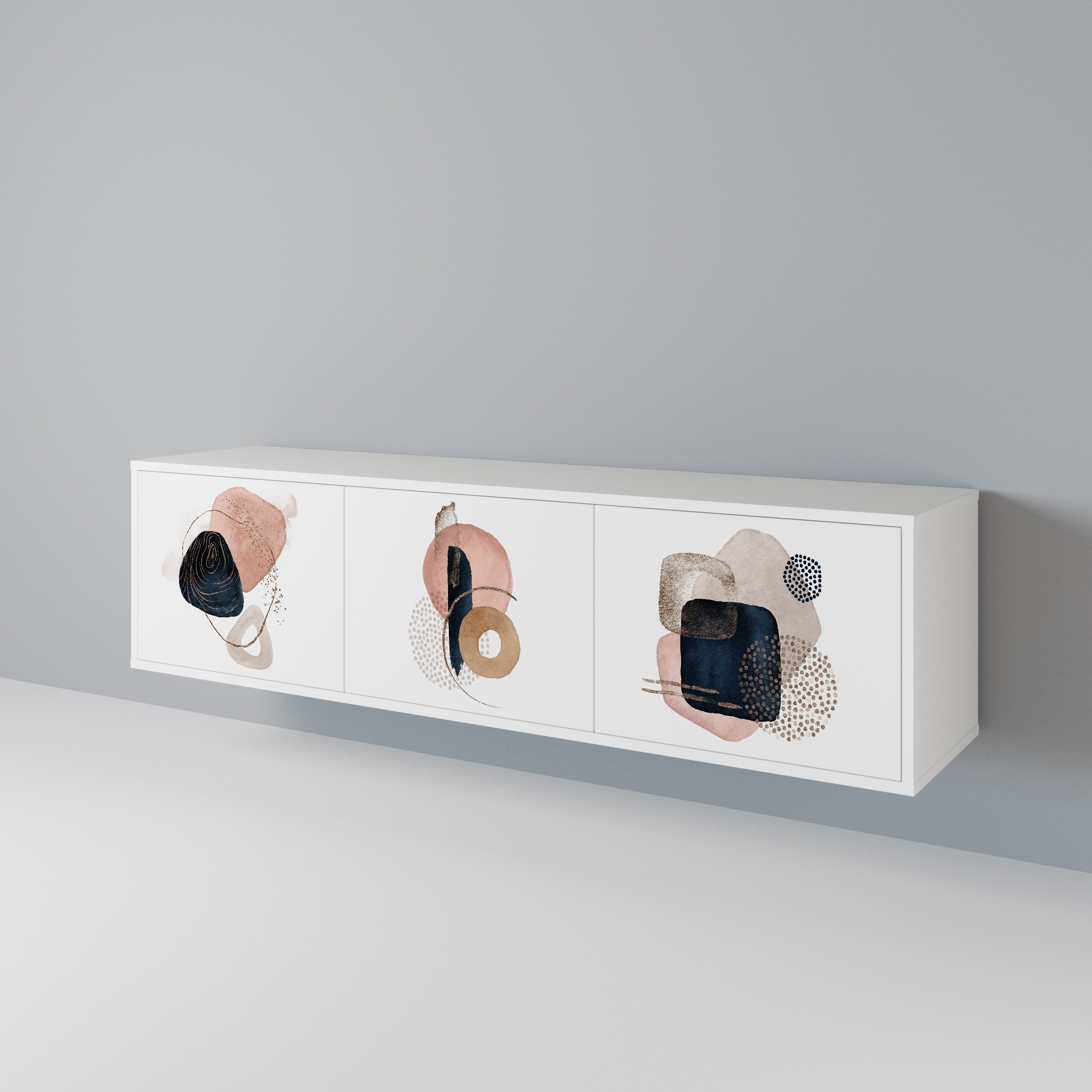 COLORFUL SHAPES 3-Door TV Cabinet