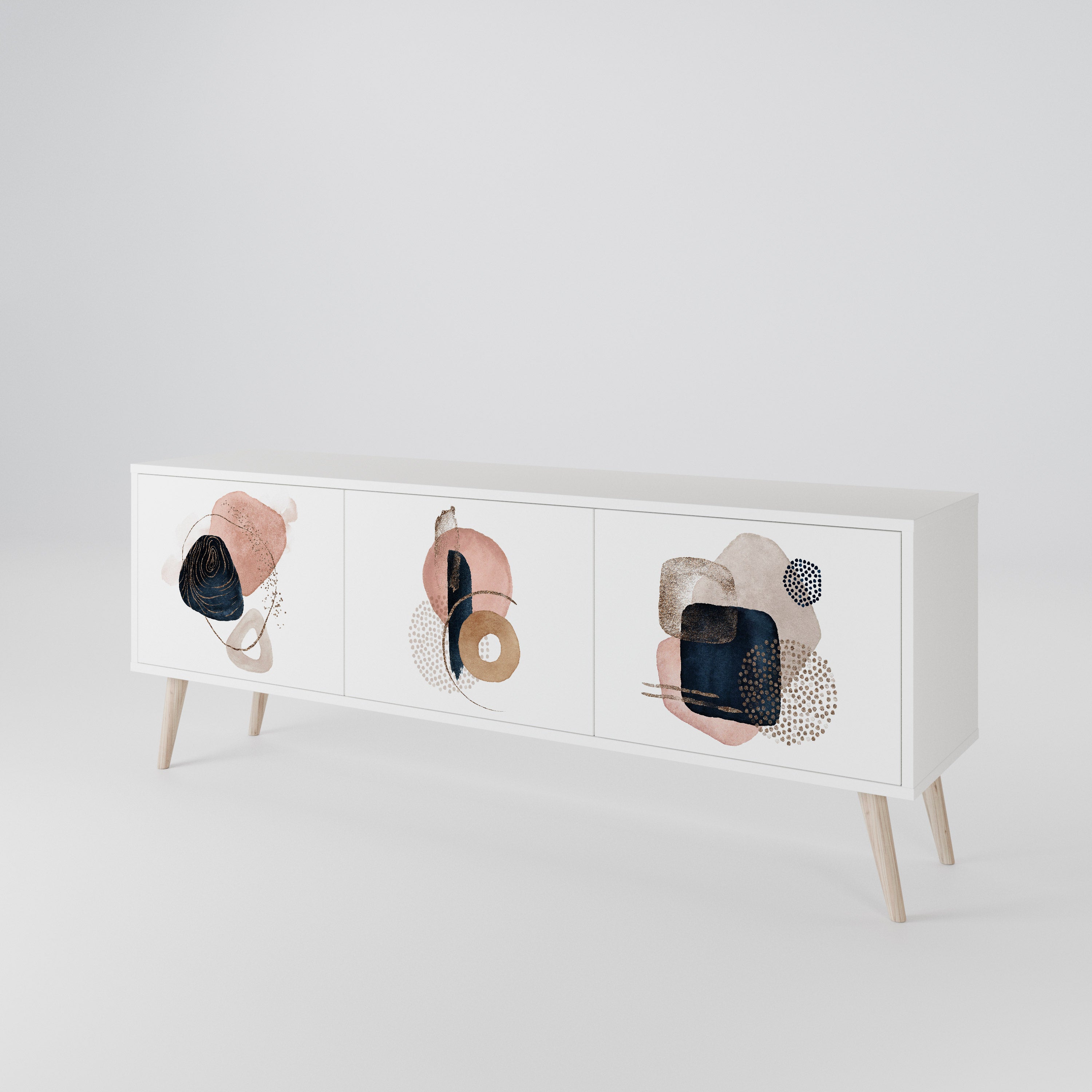 COLORFUL SHAPES 3-Door TV Cabinet