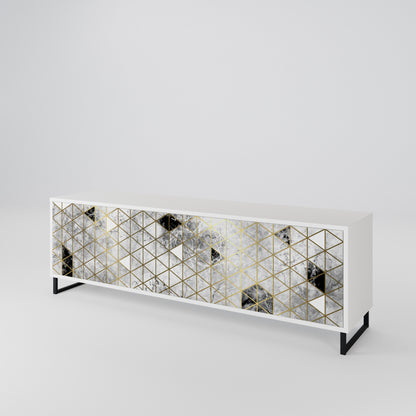 ASHEN ARIA 3-Door TV Cabinet