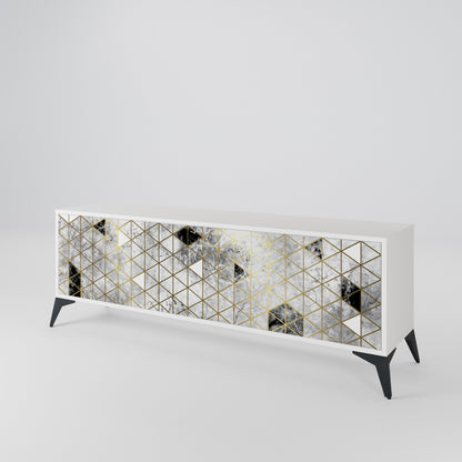 ASHEN ARIA 3-Door TV Cabinet