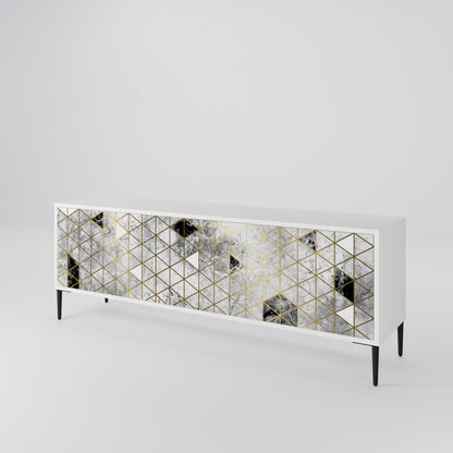 ASHEN ARIA 3-Door TV Cabinet
