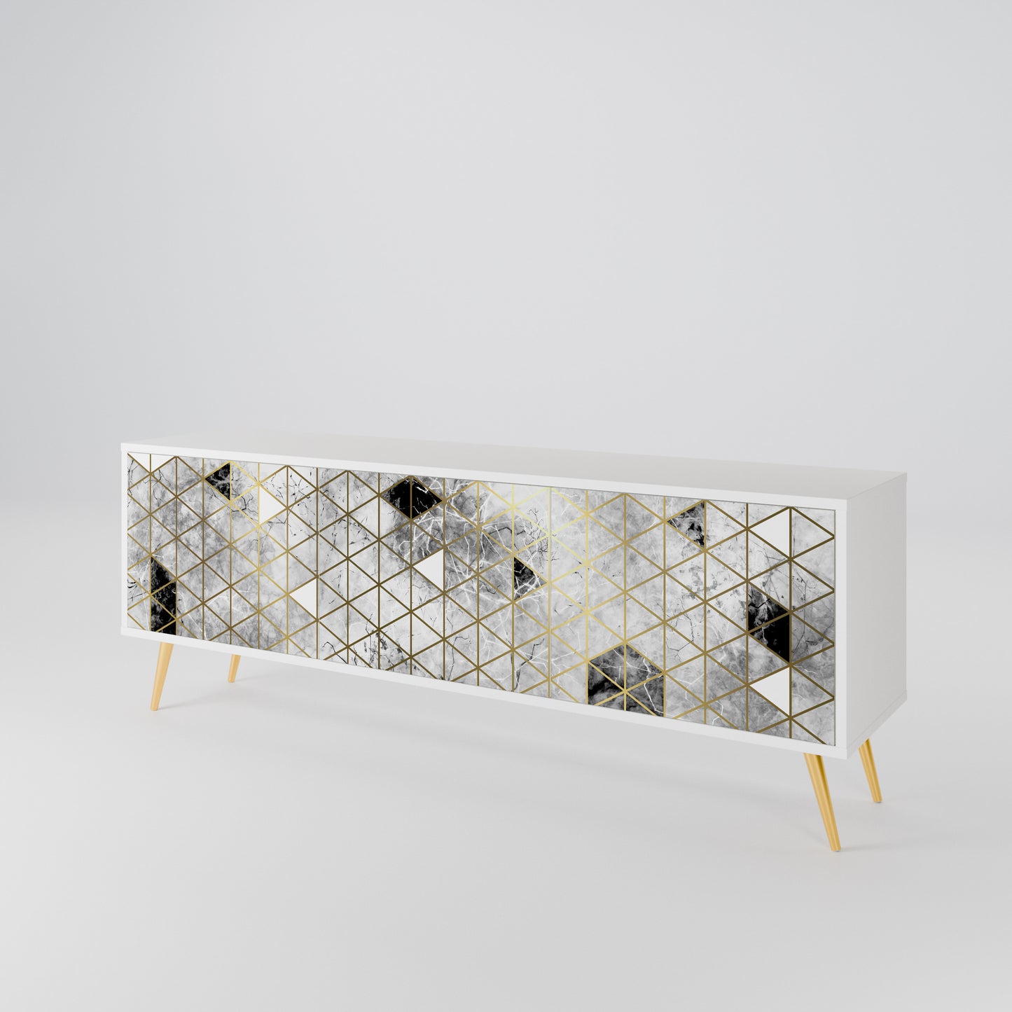 ASHEN ARIA 3-Door TV Cabinet