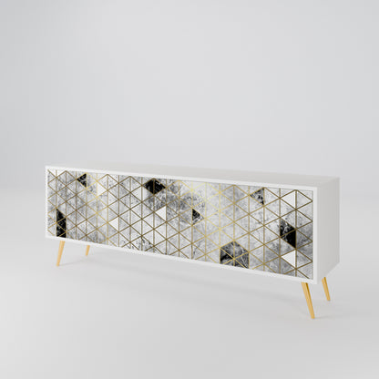ASHEN ARIA 3-Door TV Cabinet