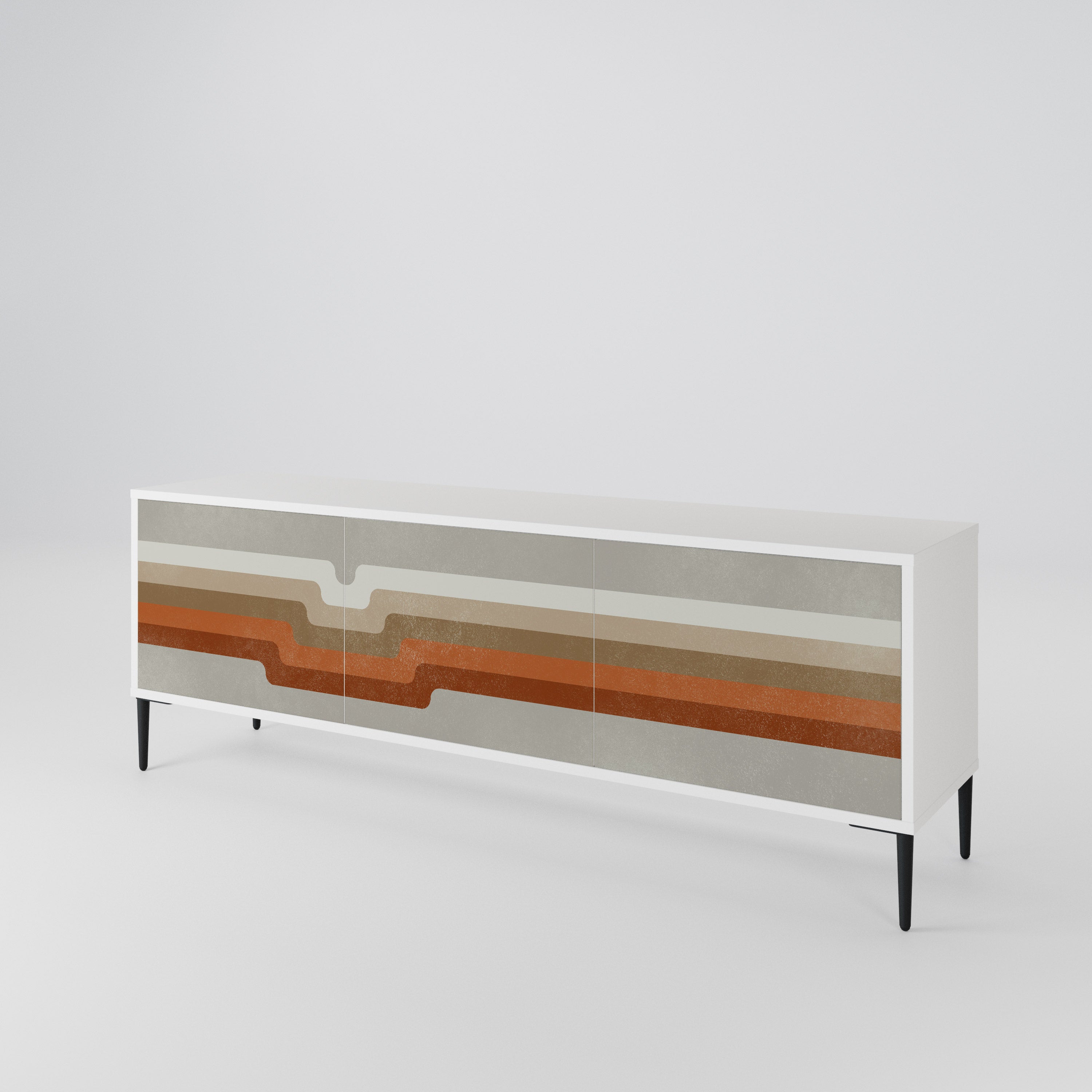 PECULIAR TRAIL 3-Door TV Cabinet