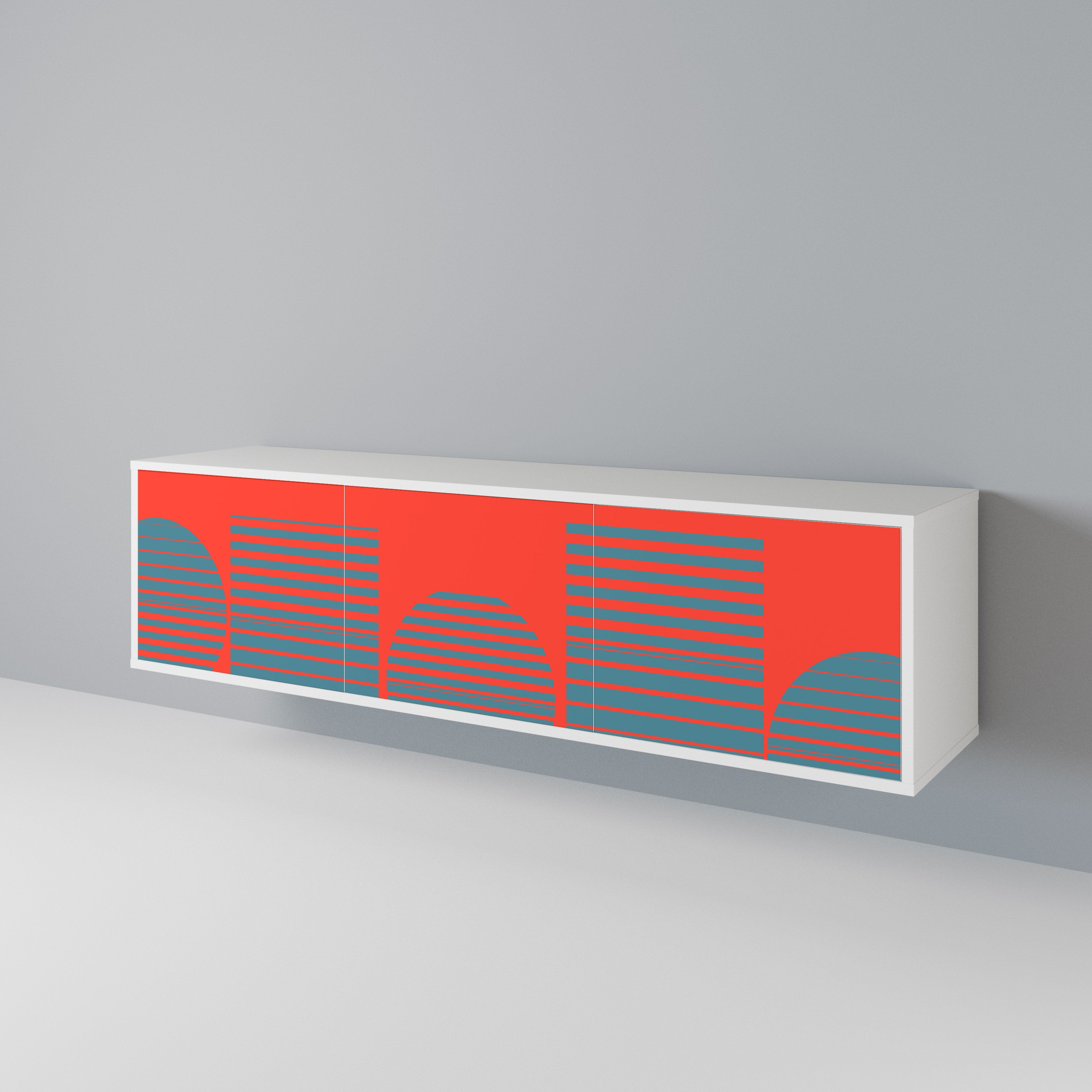 RISING GEOMETRY STARS 3-Door TV Cabinet