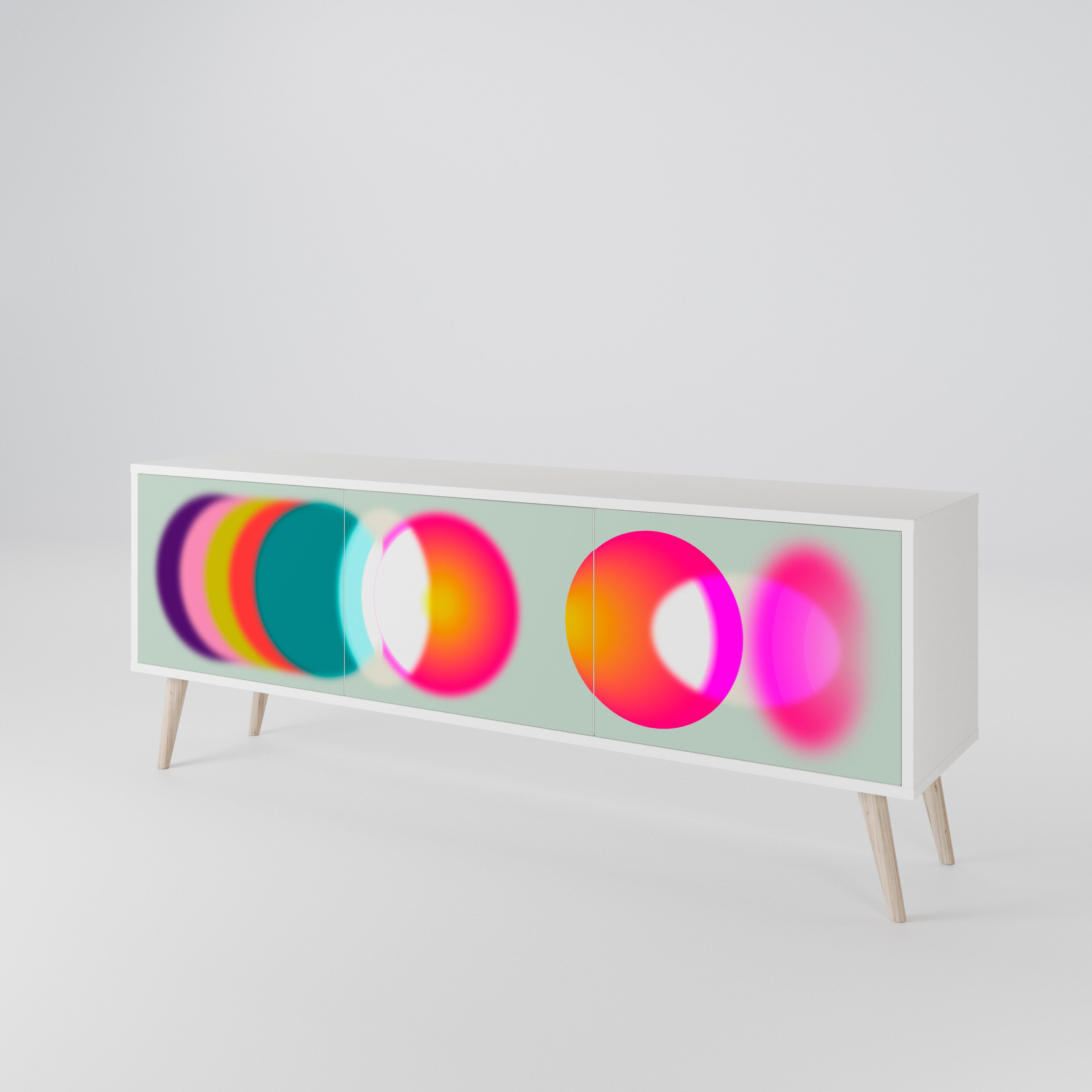 SYMPHONY OF COLORS 3-Door TV Cabinet
