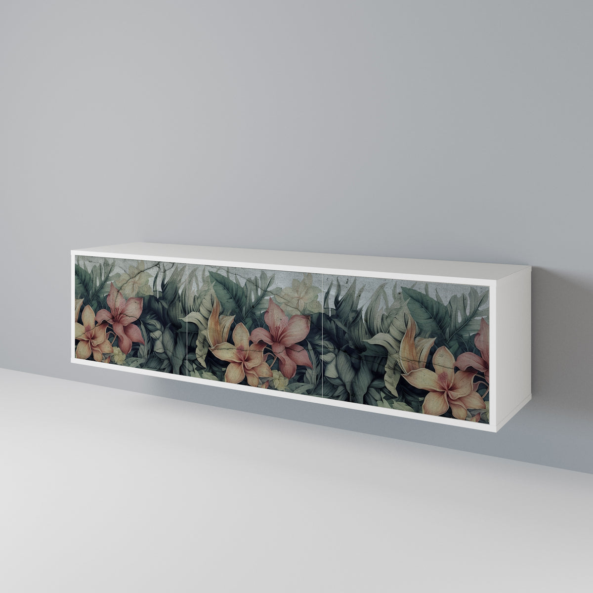 HEAVENLY BLOOM 3-Door TV Cabinet