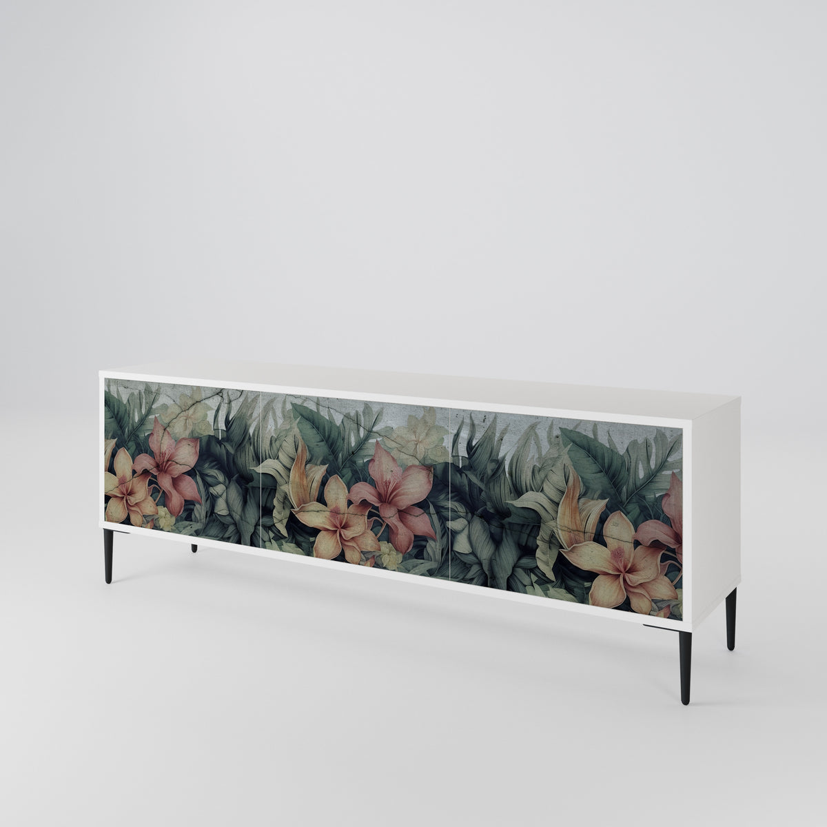 HEAVENLY BLOOM 3-Door TV Cabinet