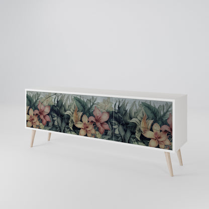 HEAVENLY BLOOM 3-Door TV Cabinet