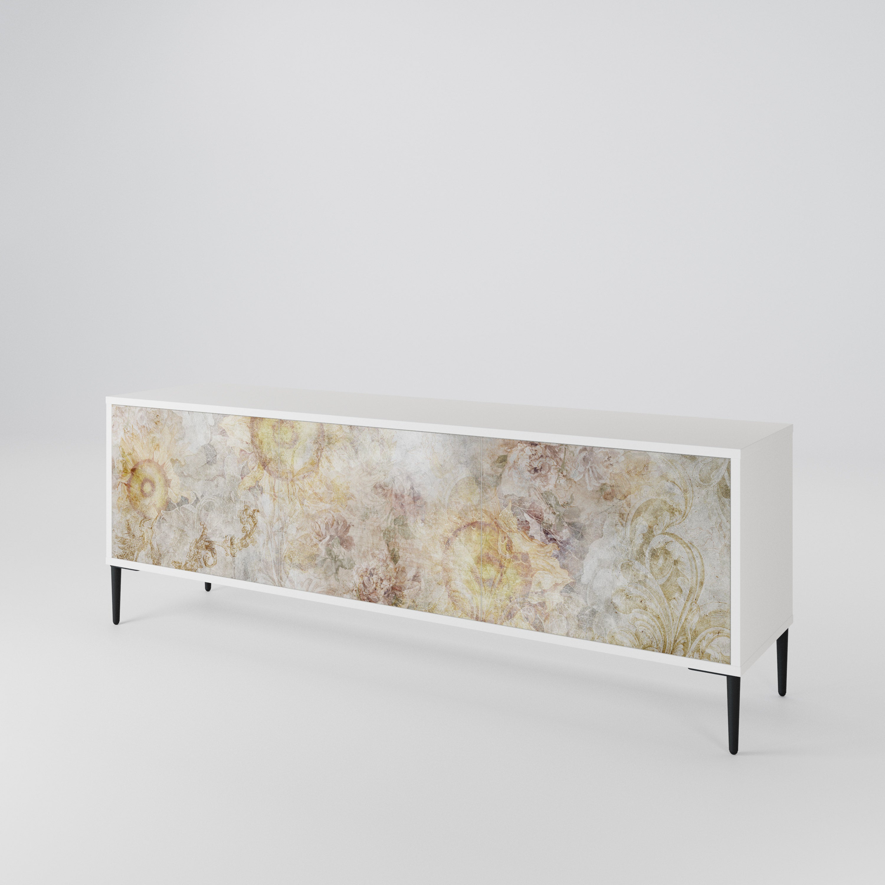 SUNFLOWER BLUR 3-Door TV Cabinet