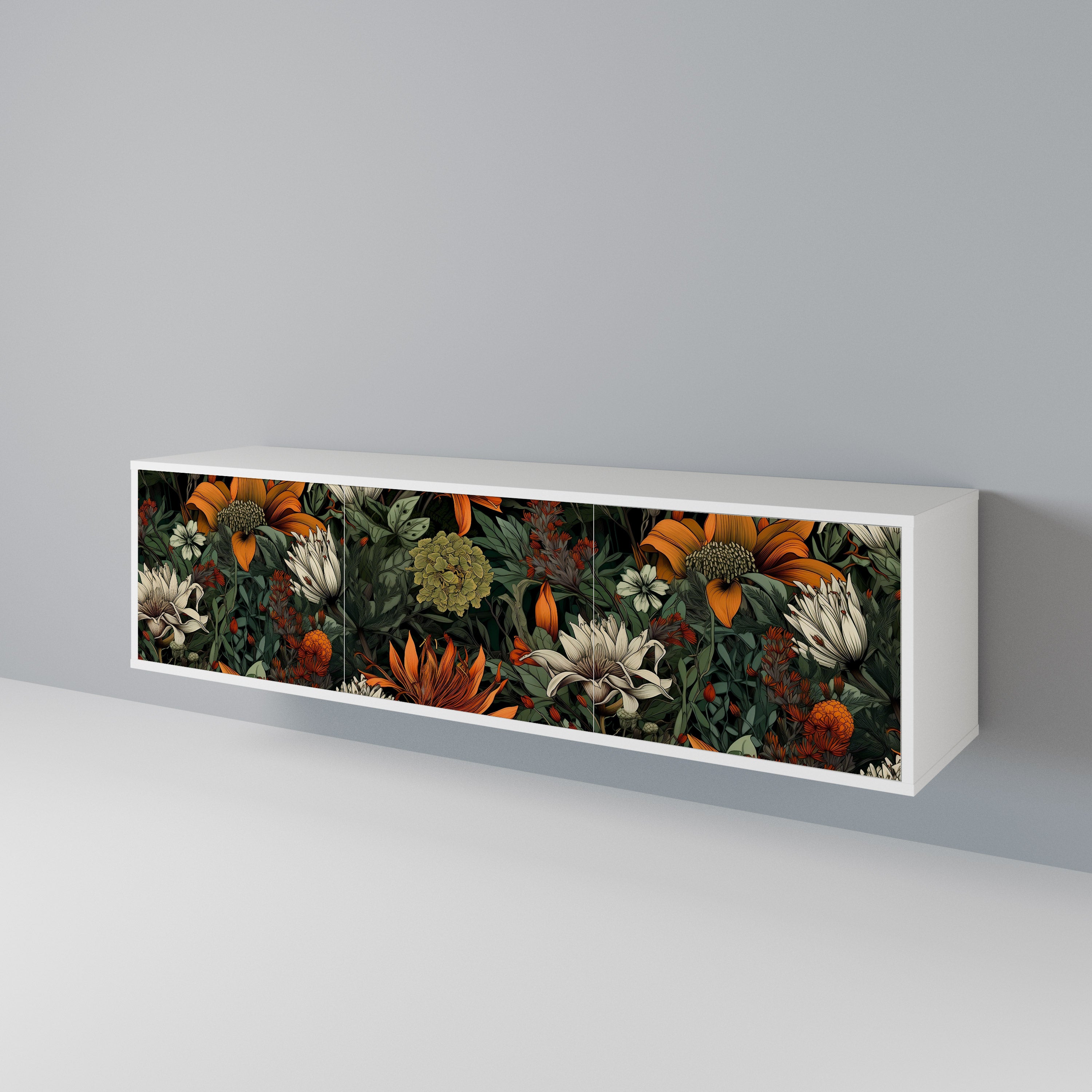 MIDNIGHT SPROUT 3-Door TV Cabinet