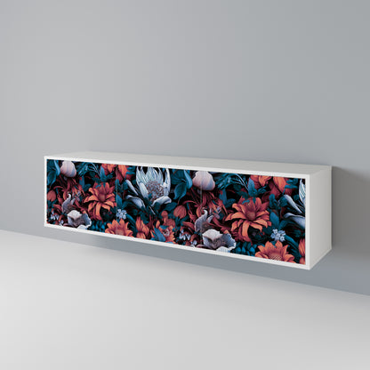ETHEREAL BLOSSOMS 3-Door TV Cabinet