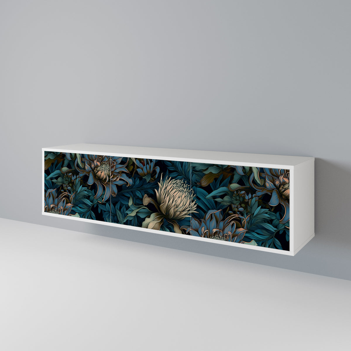 TWILIGHT BLOOM 3-Door TV Cabinet