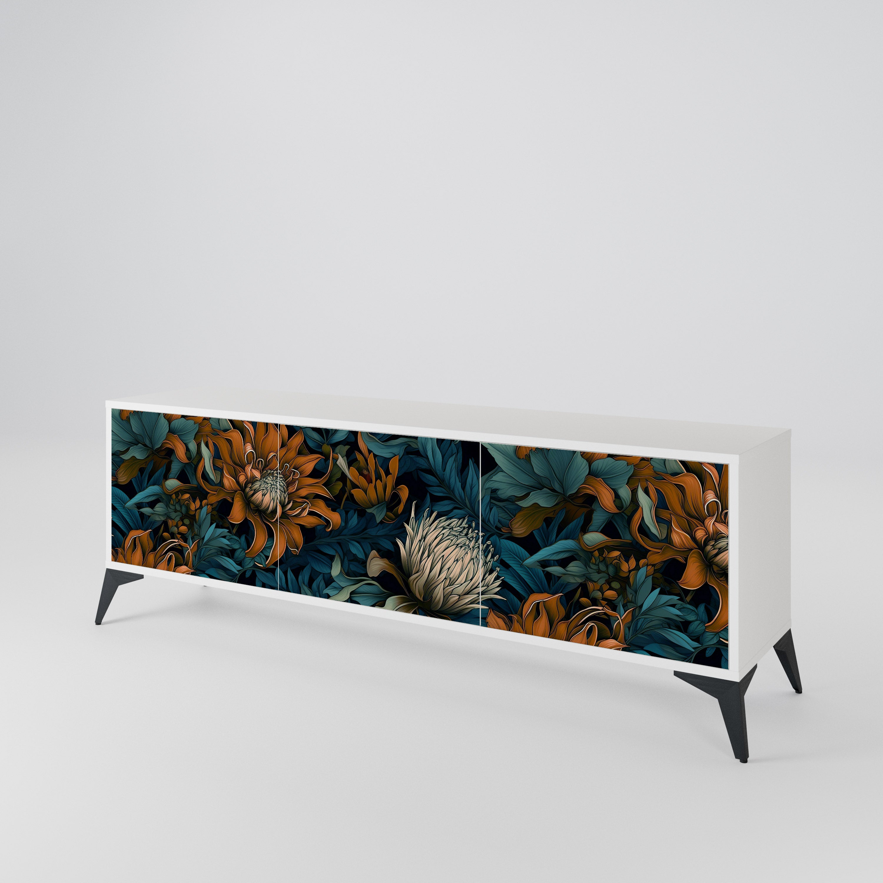 MORNING BLOOM 3-Door TV Cabinet
