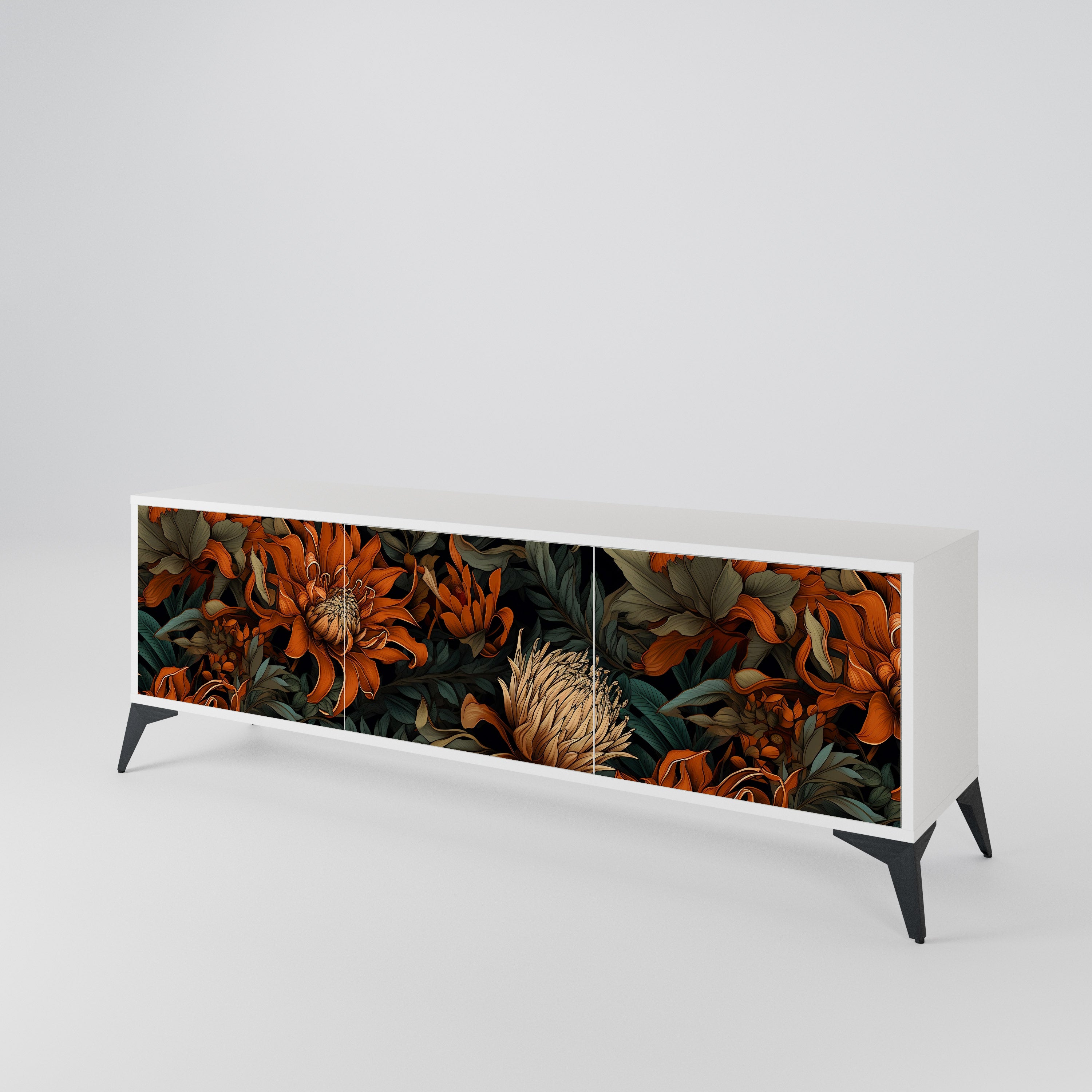 DAWN BLOOM 3-Door TV Cabinet