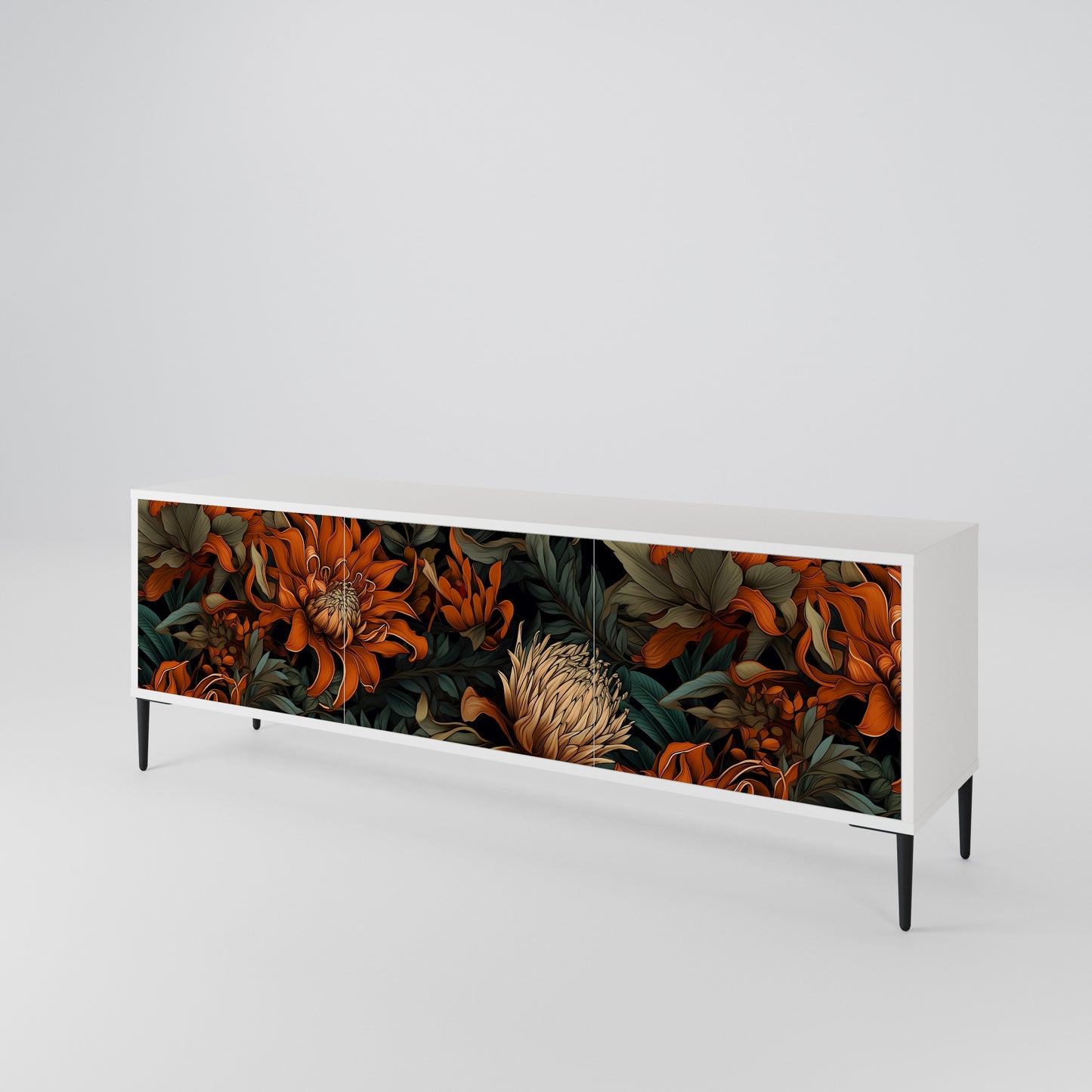 DAWN BLOOM 3-Door TV Cabinet