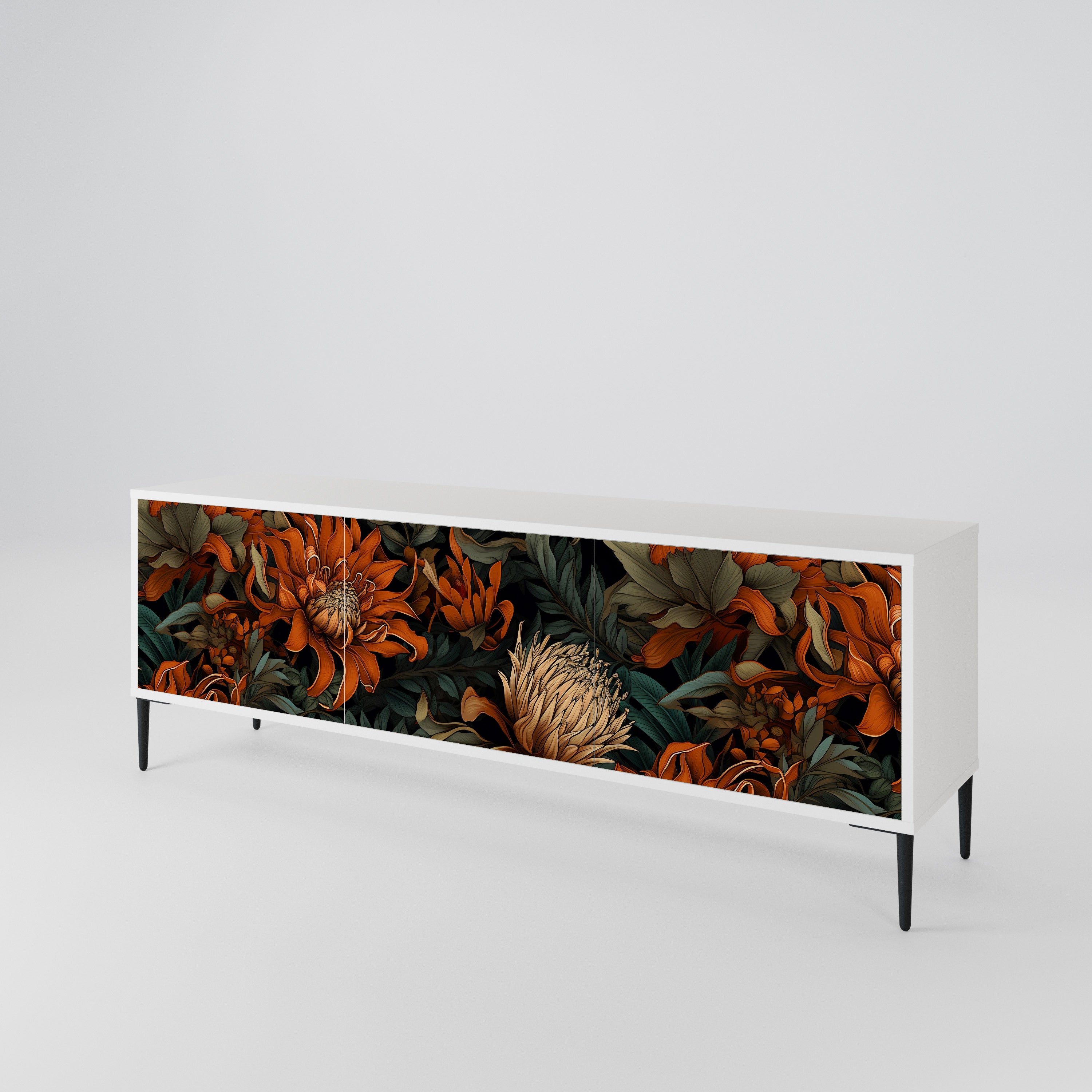 DAWN BLOOM 3-Door TV Cabinet