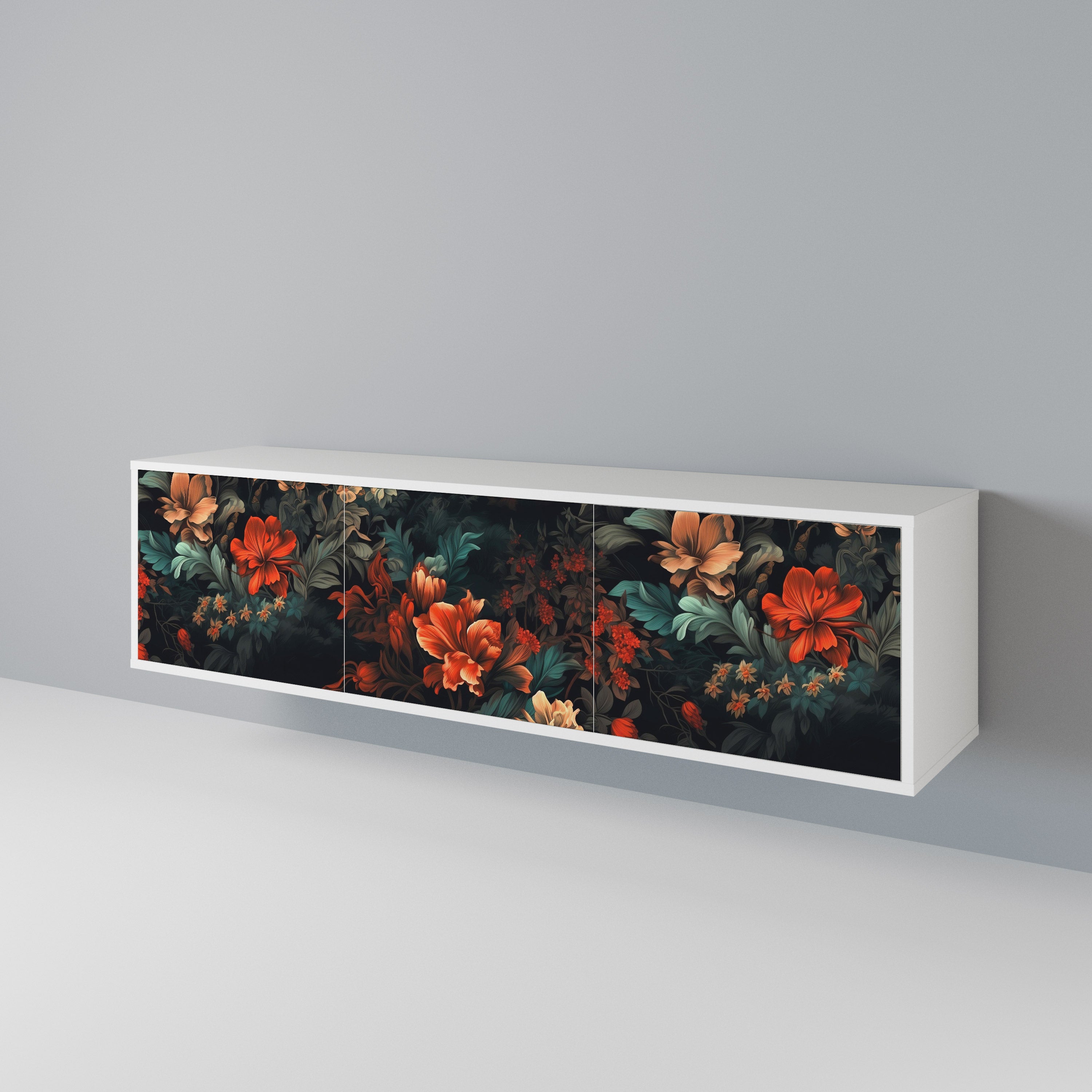 IMAGINARY BLOSSOM 3-Door TV Cabinet