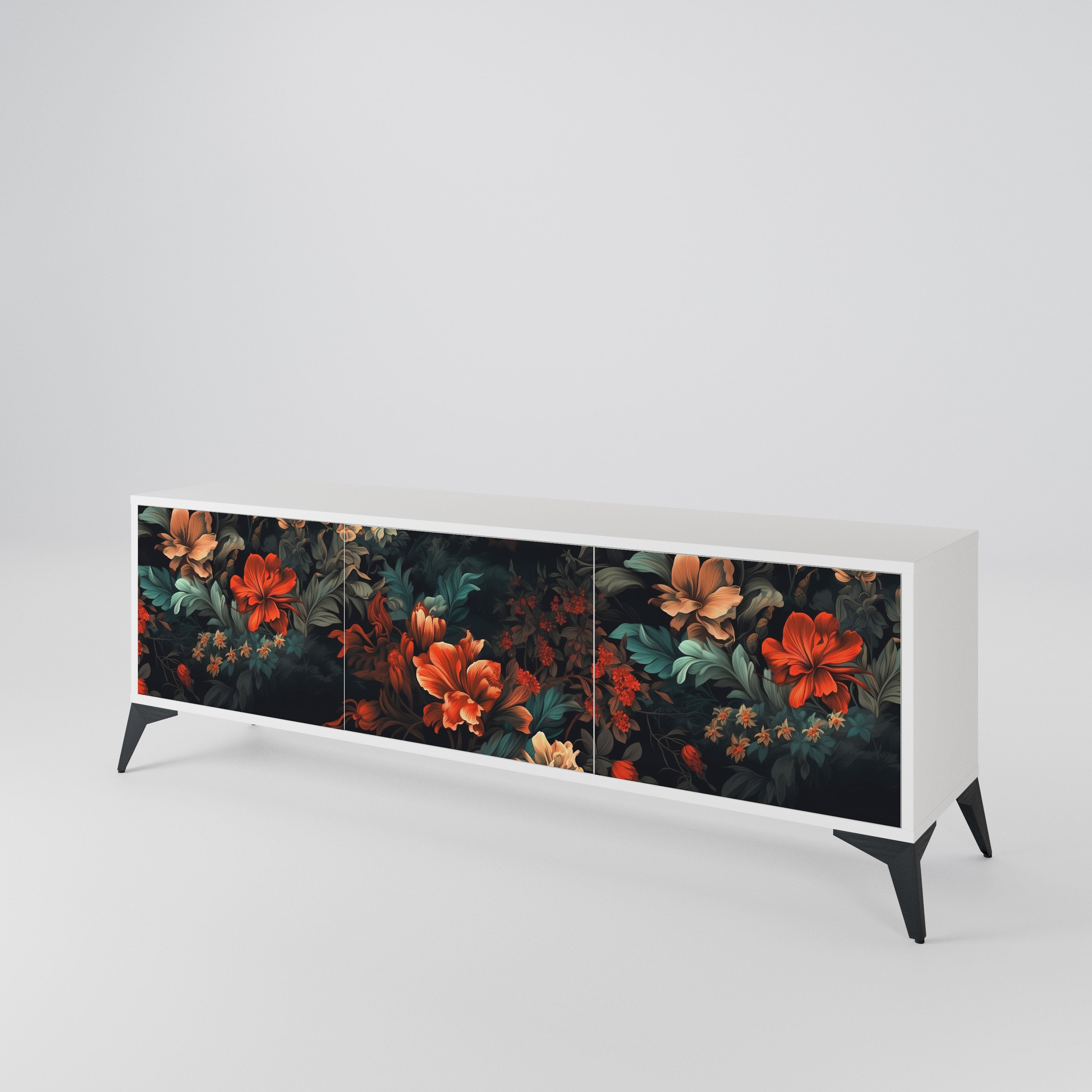 IMAGINARY BLOSSOM 3-Door TV Cabinet