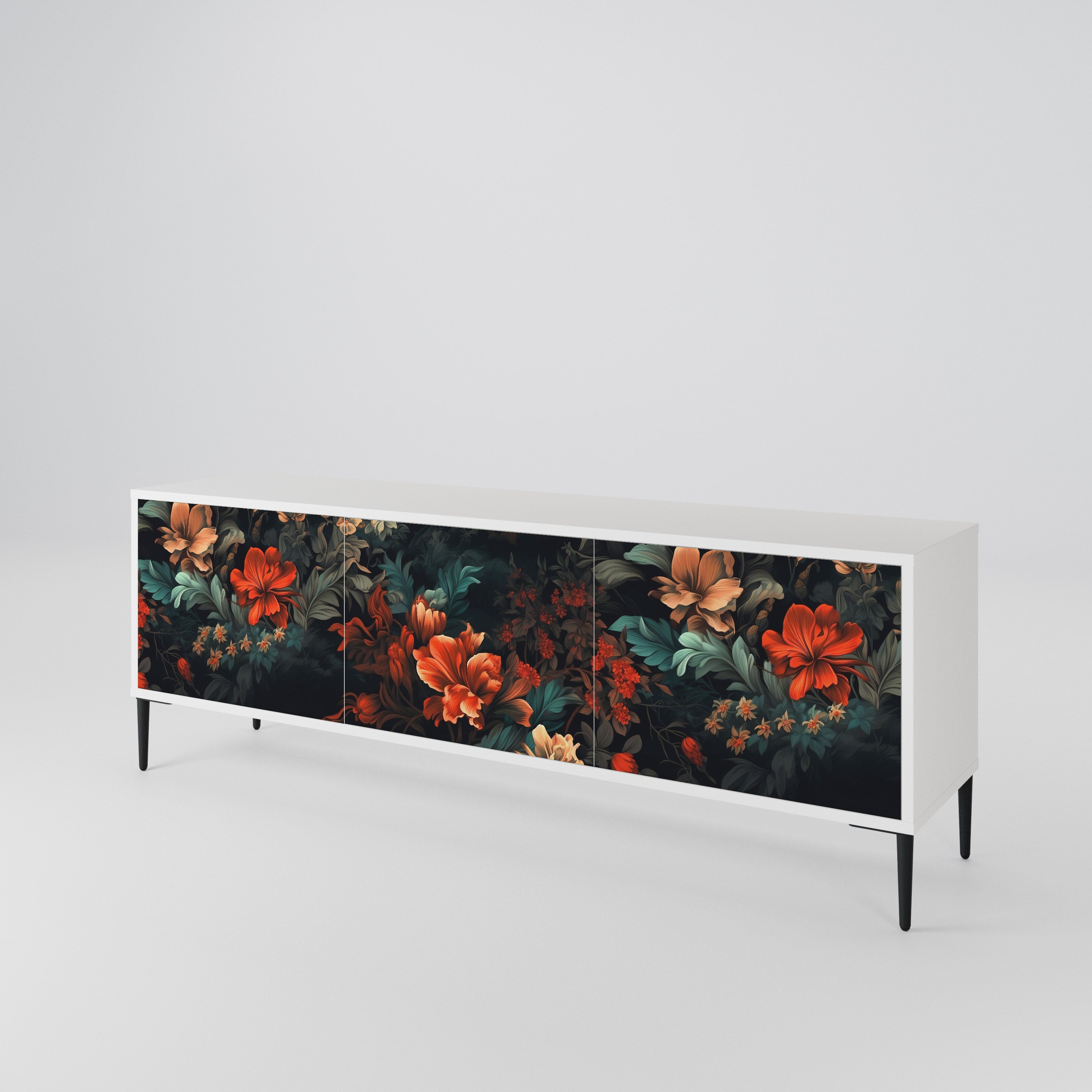 IMAGINARY BLOSSOM 3-Door TV Cabinet